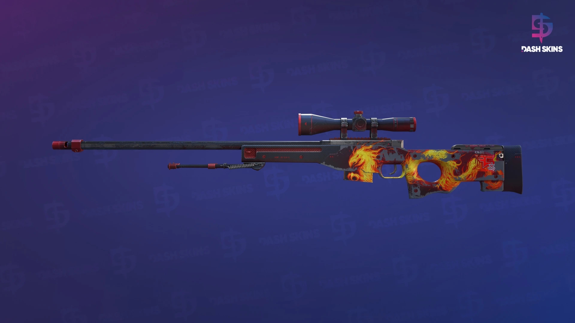 AWP | Wildfire (Battle-Scarred) Screenshot Playside