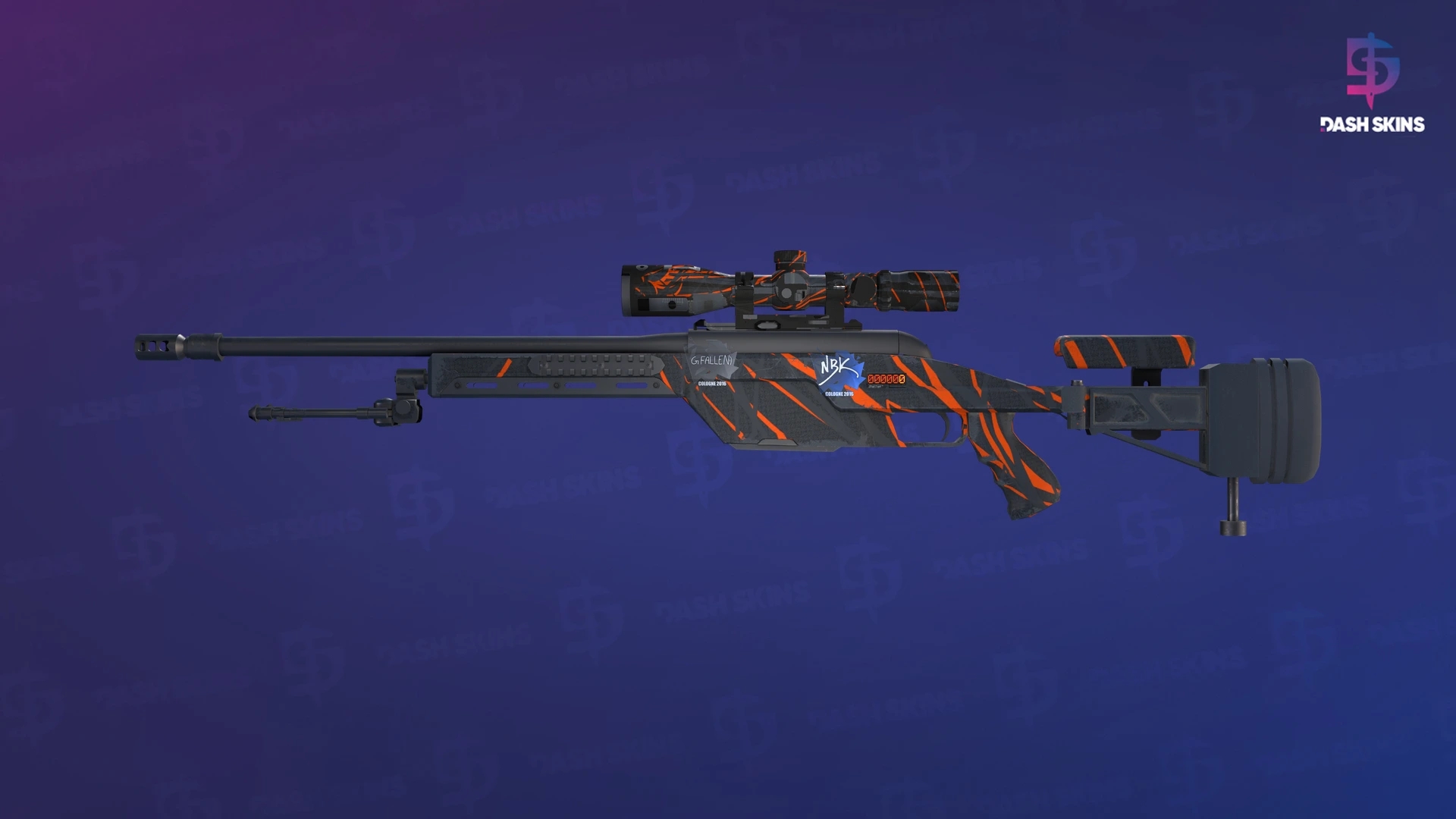 StatTrak™ SSG 08 | Slashed (Field-Tested) Screenshot Playside