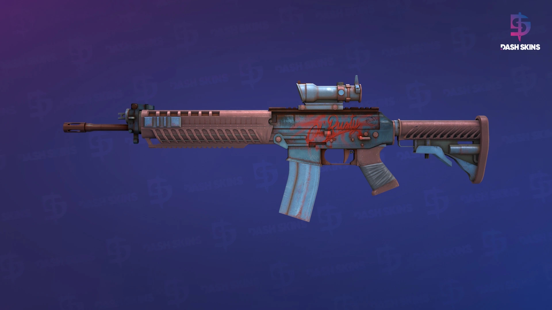 SG 553 | Ol' Rusty (Factory New) Screenshot Playside