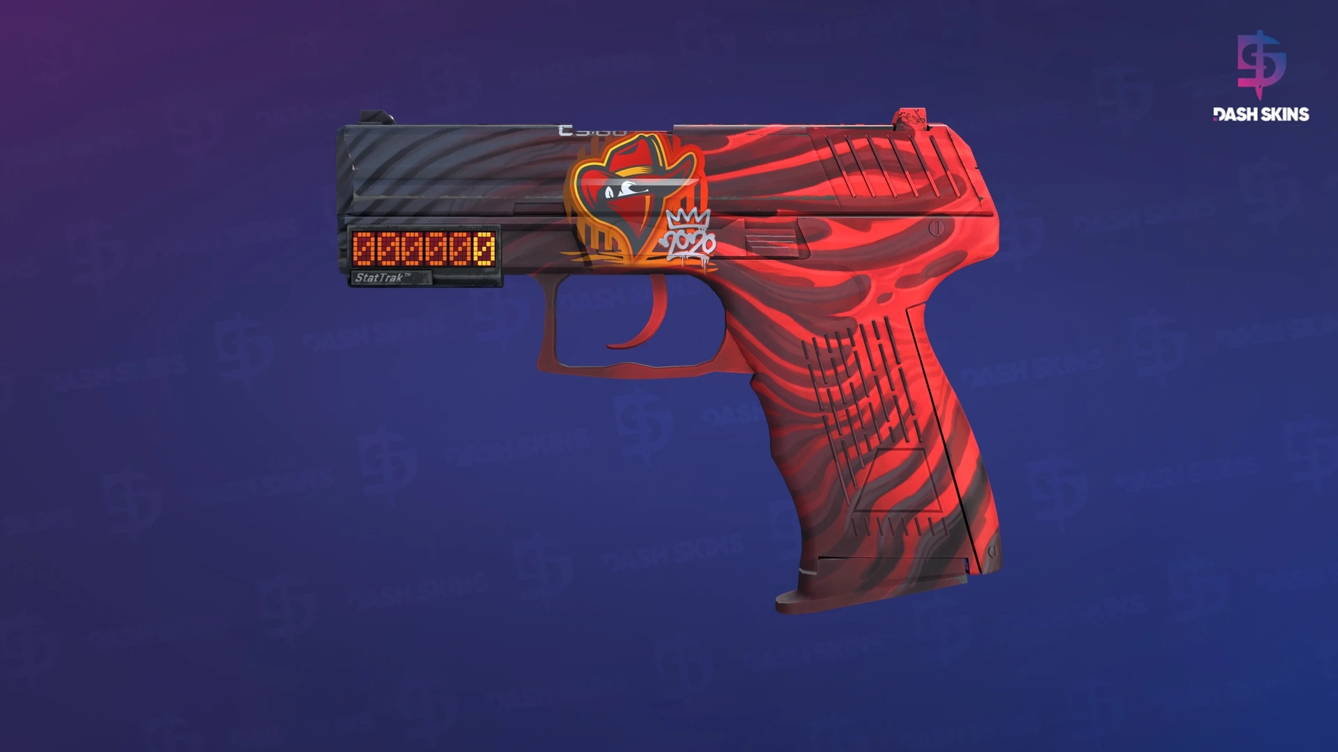 StatTrak™ P2000 | Obsidian (Minimal Wear) Screenshot Playside