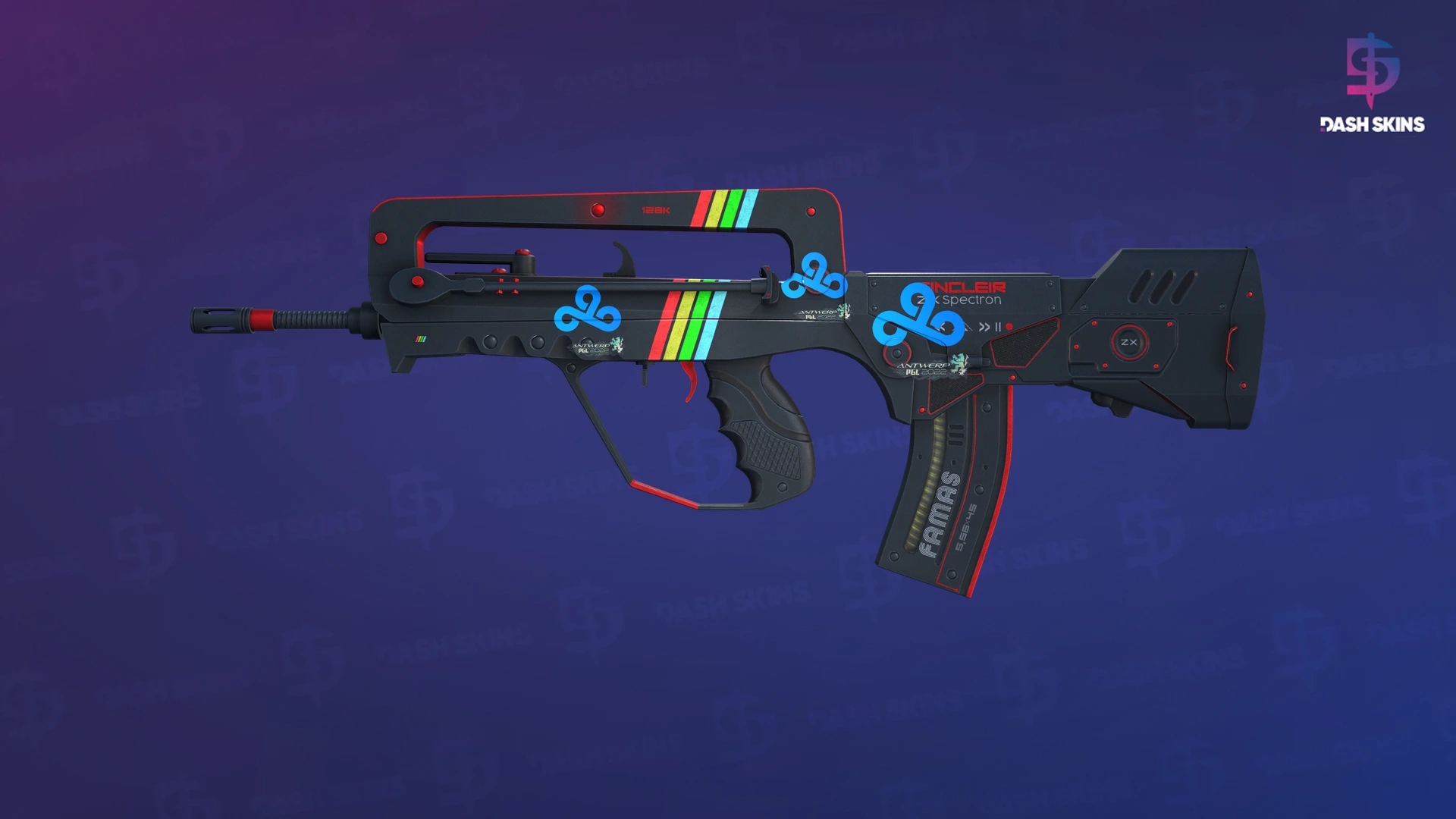 FAMAS | ZX Spectron (Battle-Scarred) Screenshot Playside