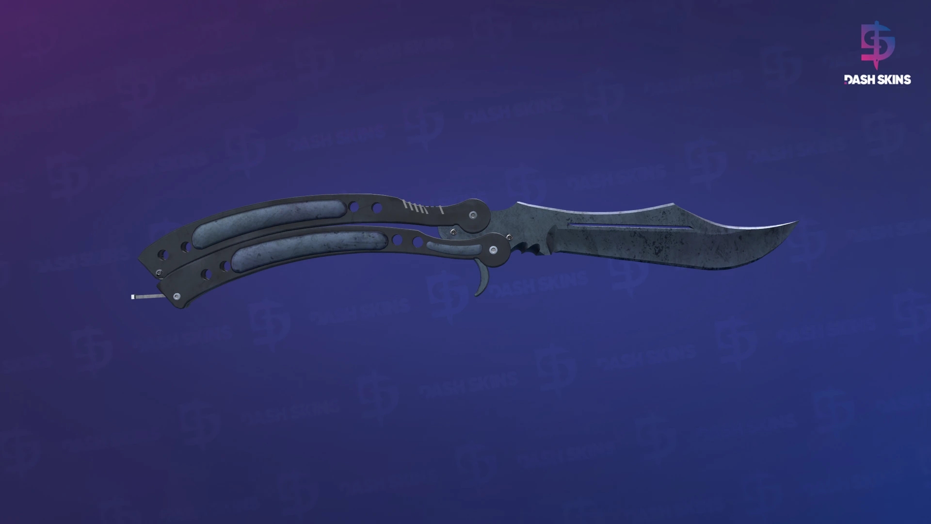 ★ Butterfly Knife | Blue Steel (Field-Tested) Screenshot Playside