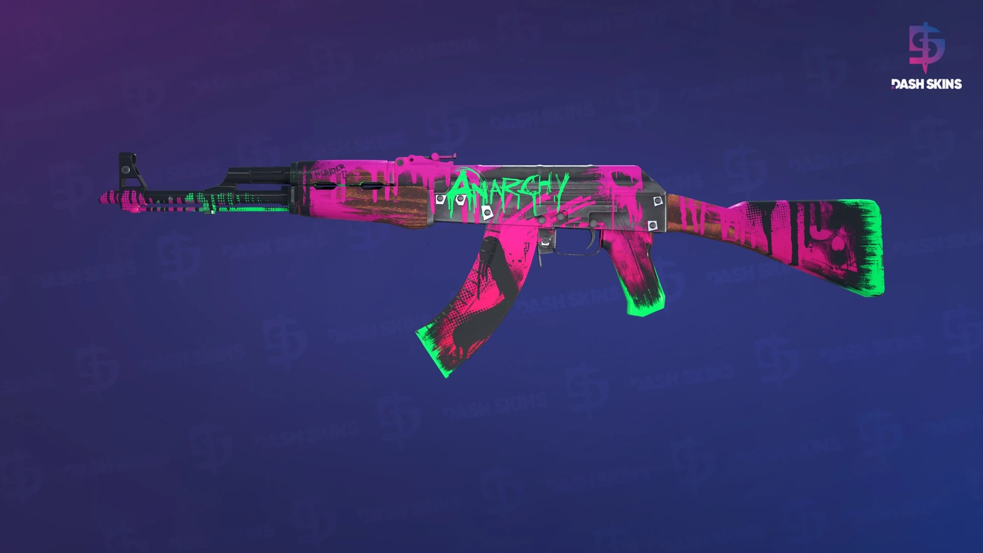 AK-47 | Neon Revolution (Minimal Wear) Screenshot Playside