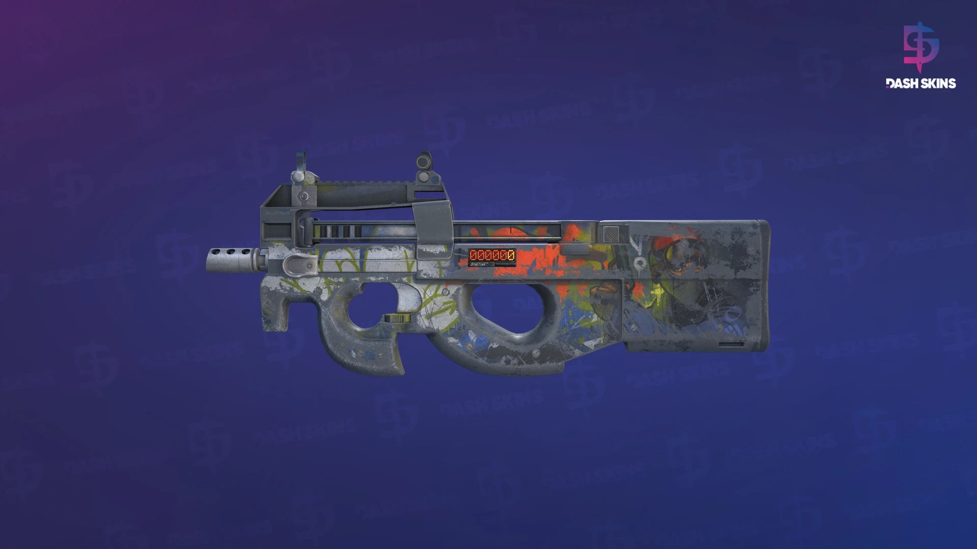 StatTrak™ P90 | Nostalgia (Battle-Scarred) Screenshot Playside