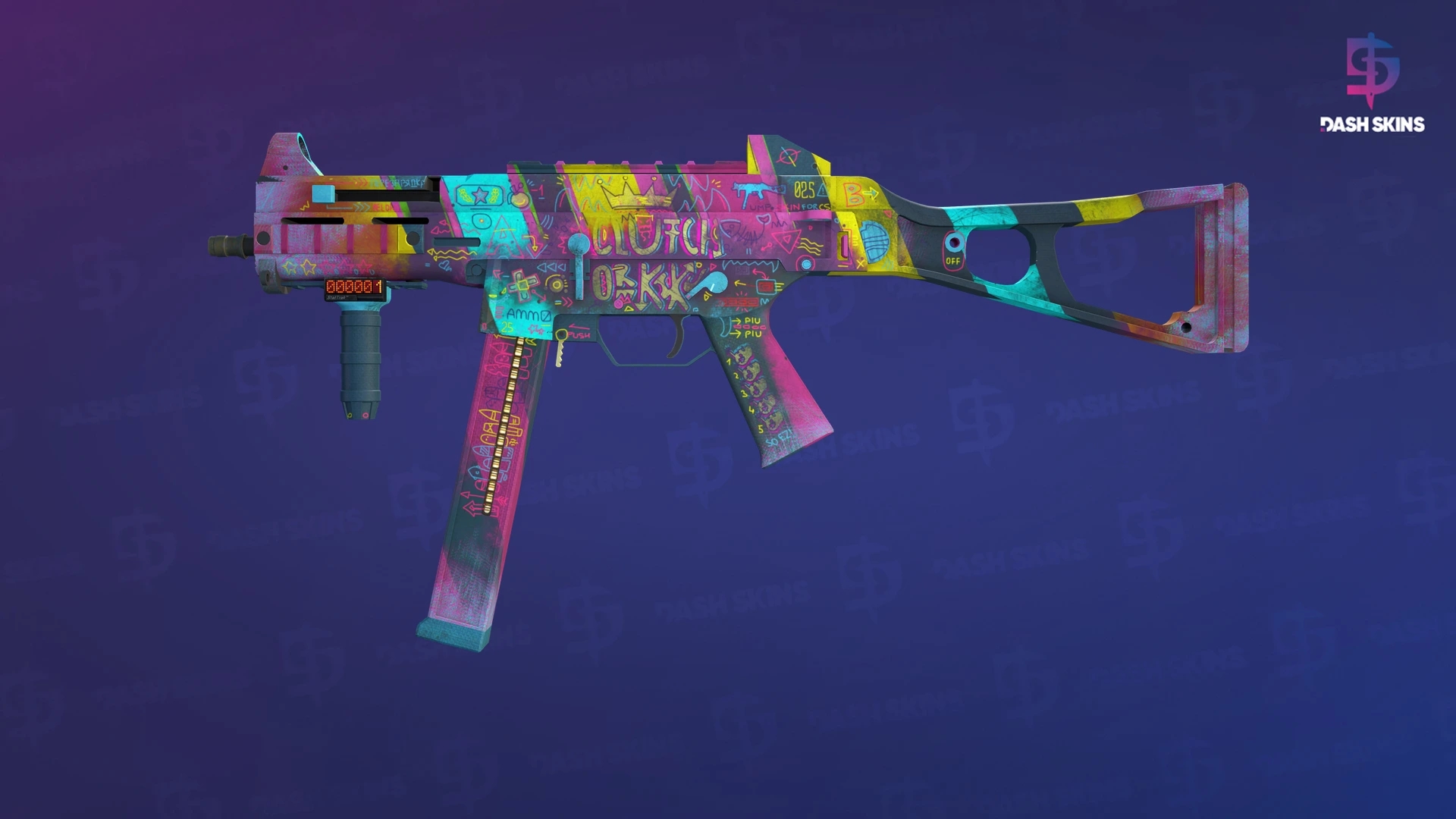 StatTrak™ UMP-45 | Wild Child (Field-Tested) Screenshot Playside