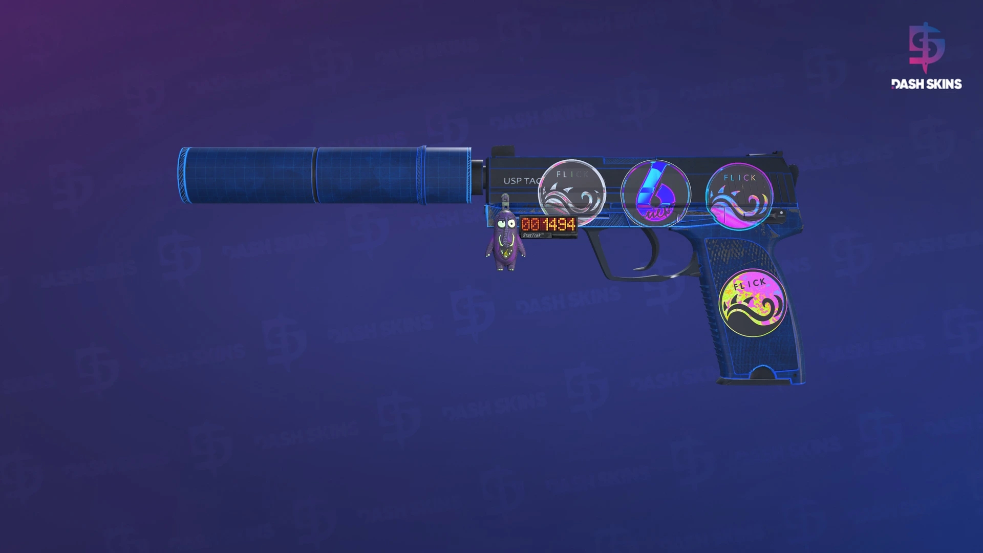 StatTrak™ USP-S | Blueprint (Field-Tested) Screenshot Playside