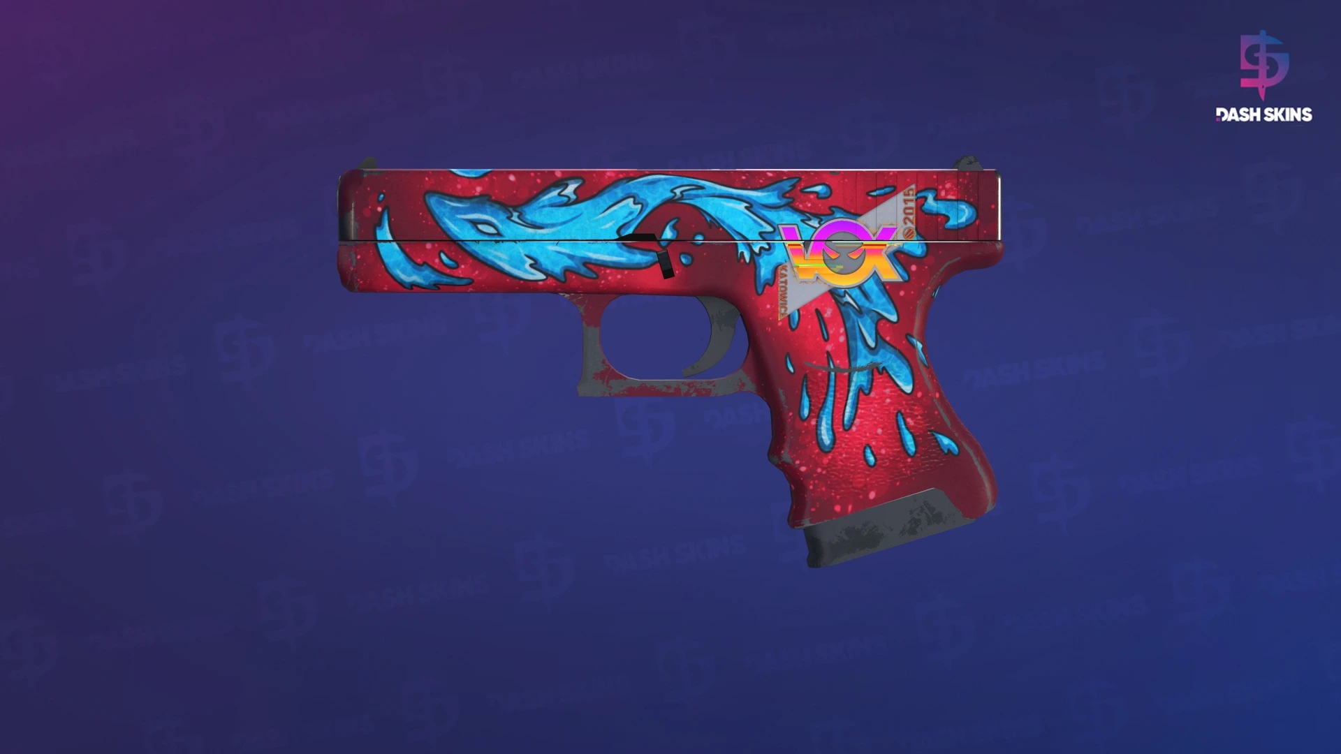 Glock-18 | Water Elemental (Field-Tested) Screenshot Playside