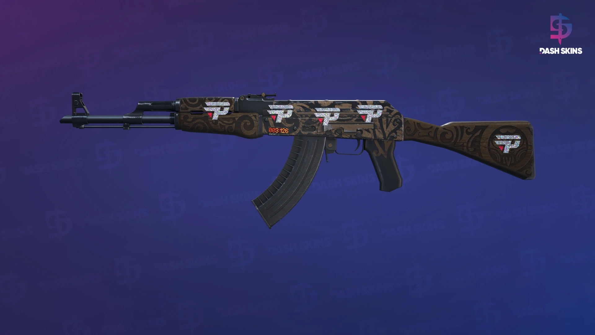 StatTrak™ AK-47 | Uncharted (Field-Tested) Screenshot Playside