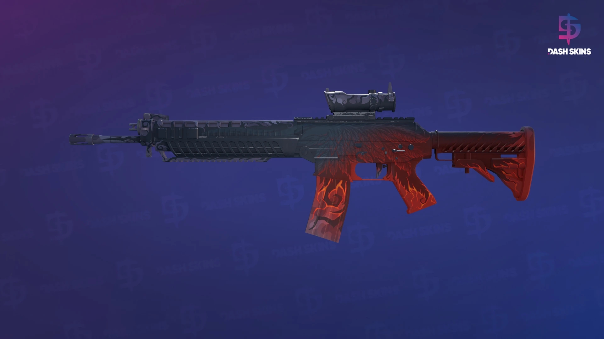 SG 553 | Darkwing (Field-Tested) Screenshot Playside