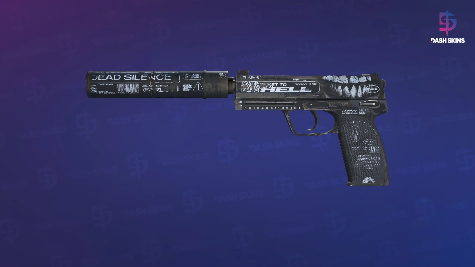 USP-S | Ticket to Hell (Battle-Scarred) Screenshot Playside