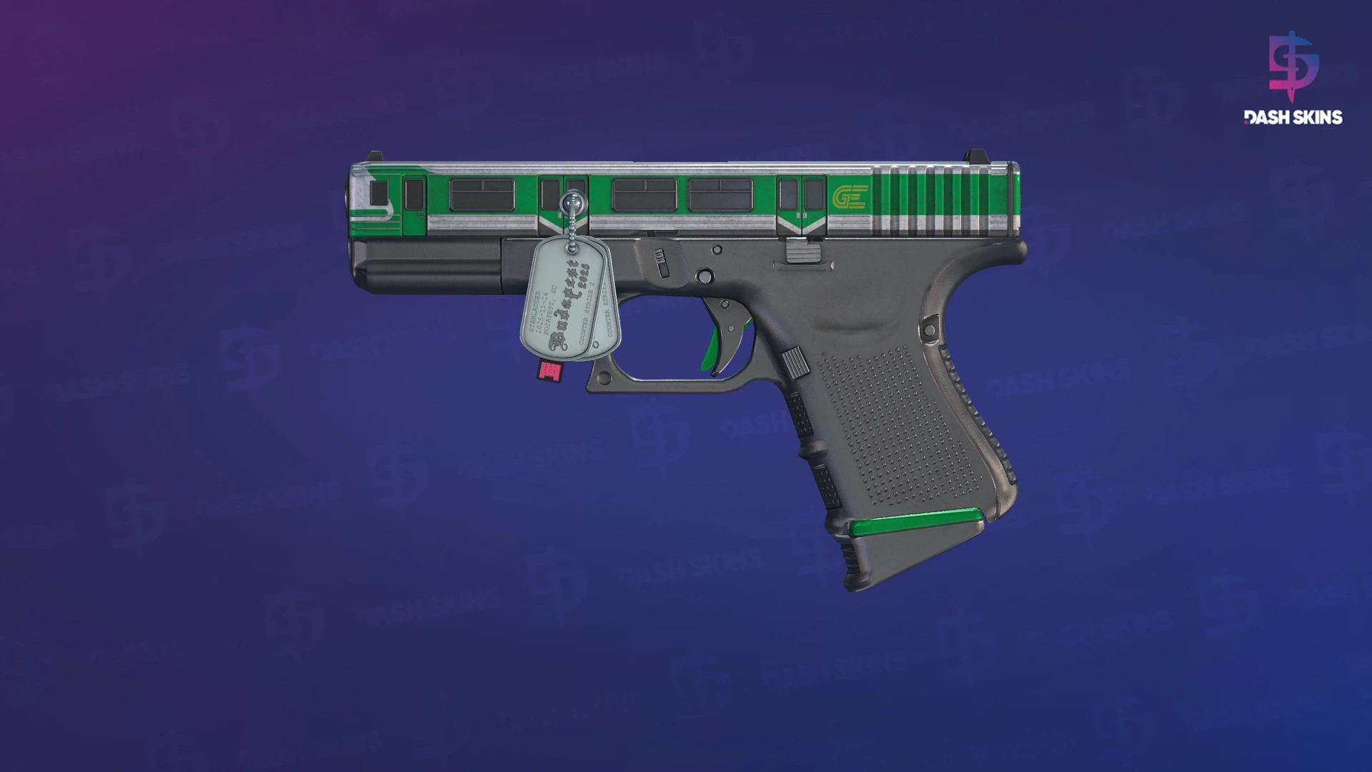 Souvenir Glock-18 | Green Line (Minimal Wear) Screenshot Playside