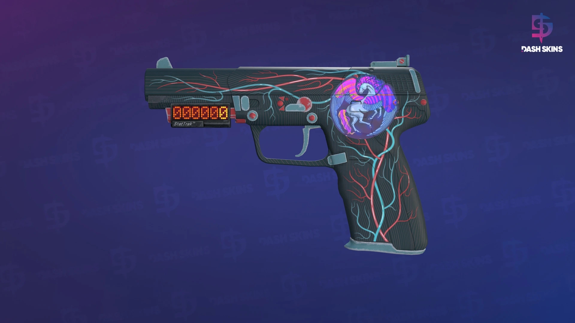 StatTrak™ Five-SeveN | Capillary (Minimal Wear) Screenshot Playside