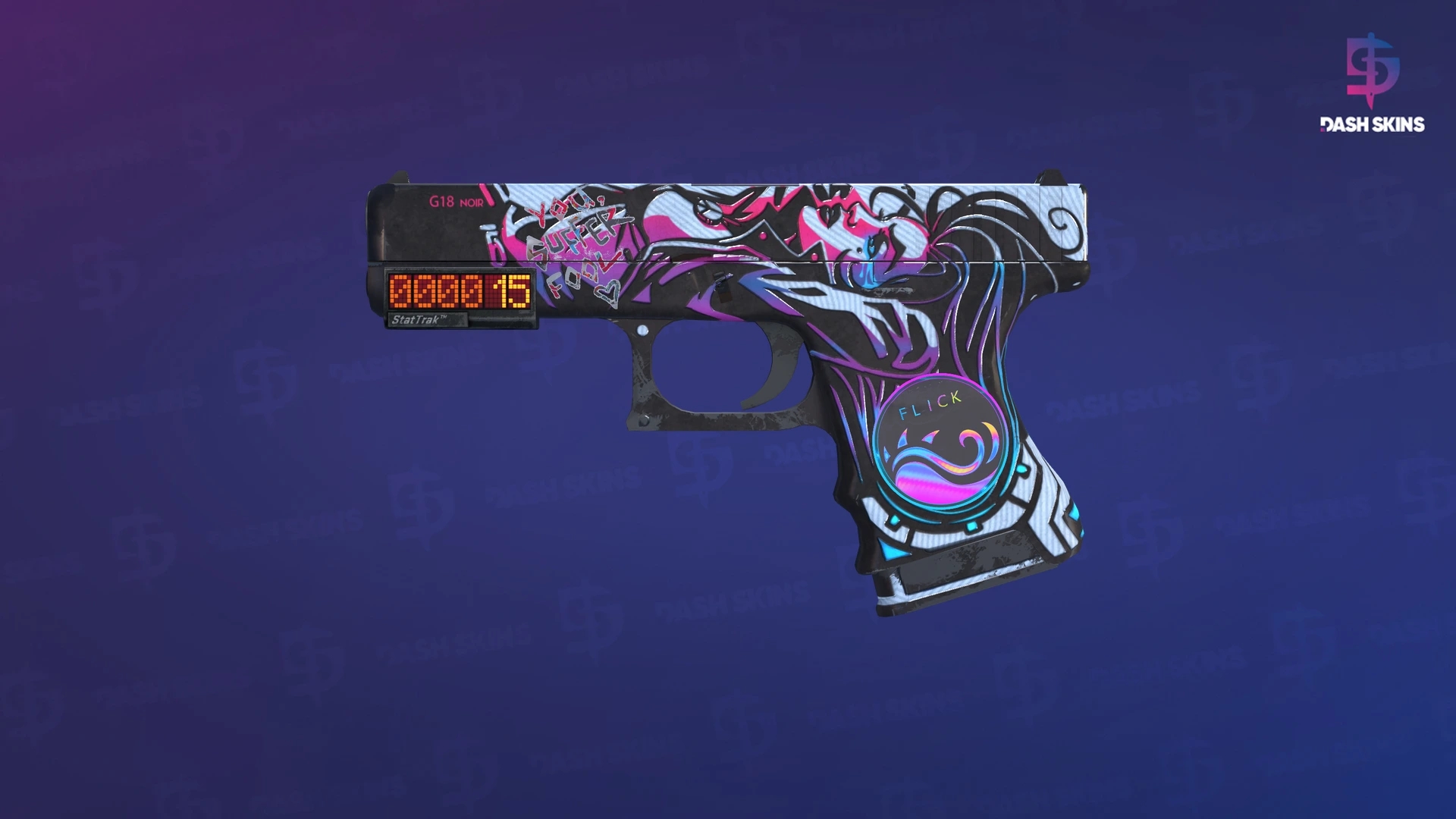 StatTrak™ Glock-18 | Neo-Noir (Field-Tested) Screenshot Playside