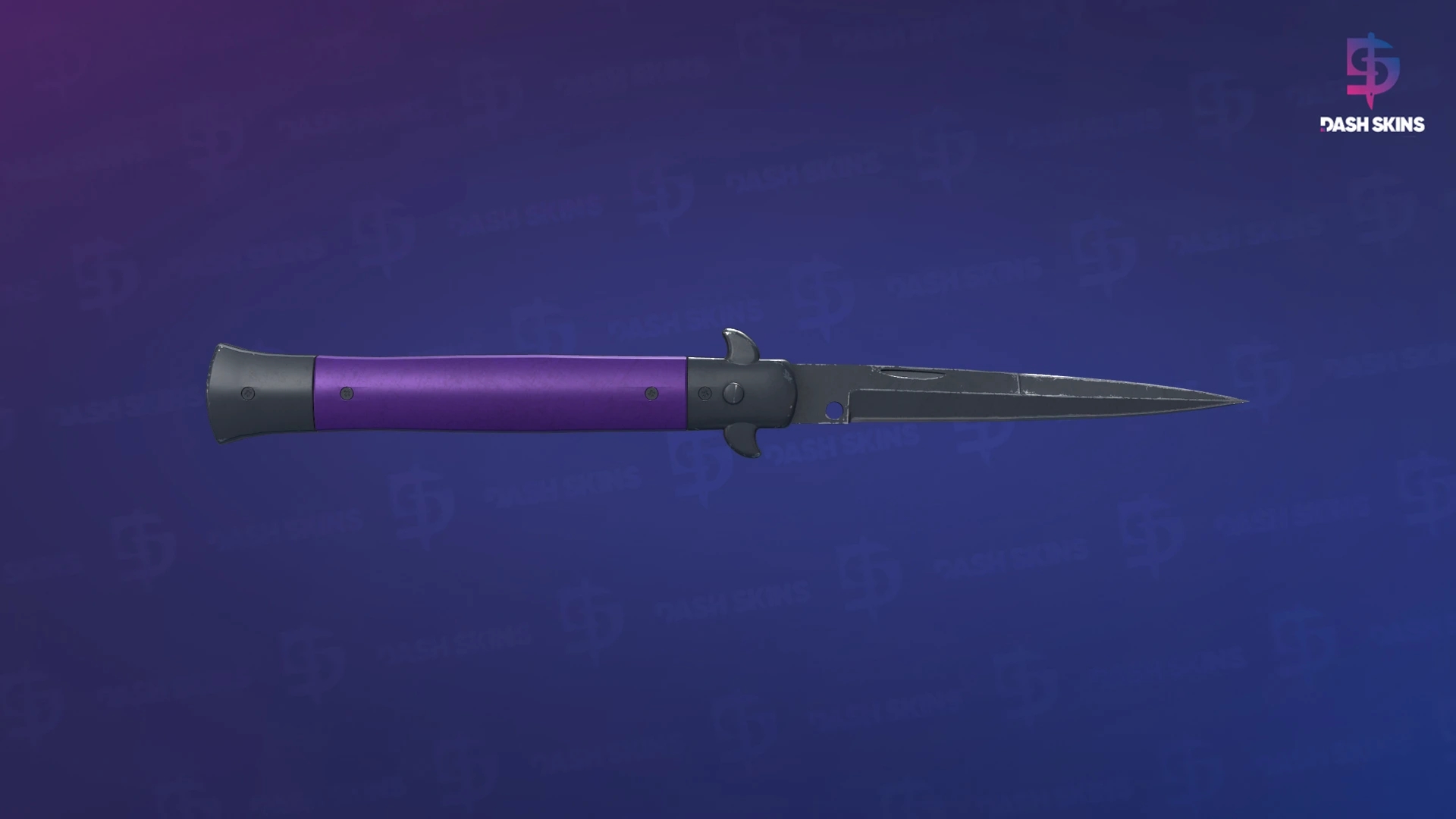 ★ Stiletto Knife | Ultraviolet (Field-Tested) Screenshot Playside