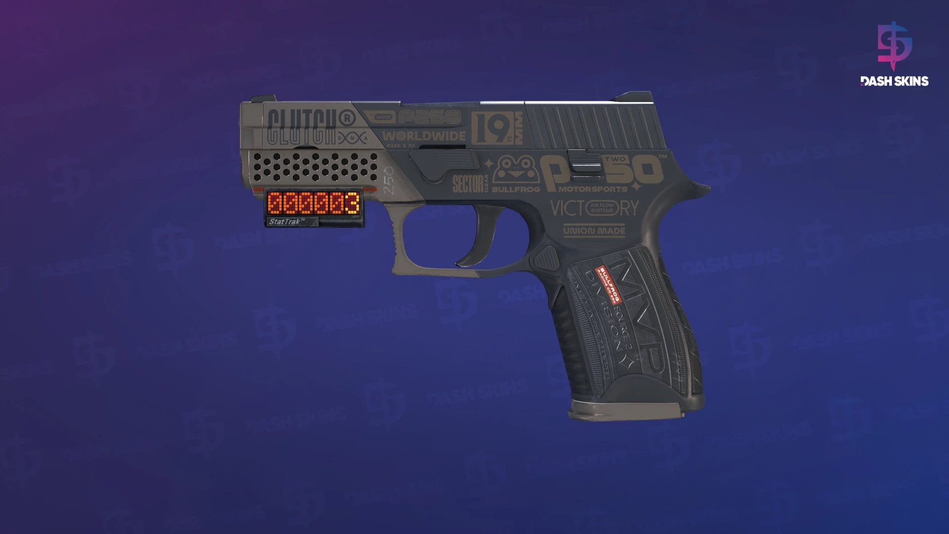 StatTrak™ P250 | Bullfrog (Minimal Wear) Screenshot Playside
