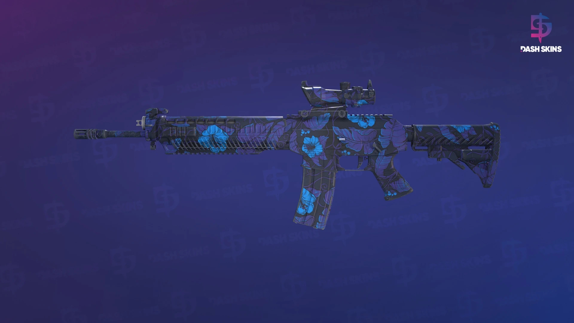 SG 553 | Aloha (Minimal Wear) Screenshot Playside