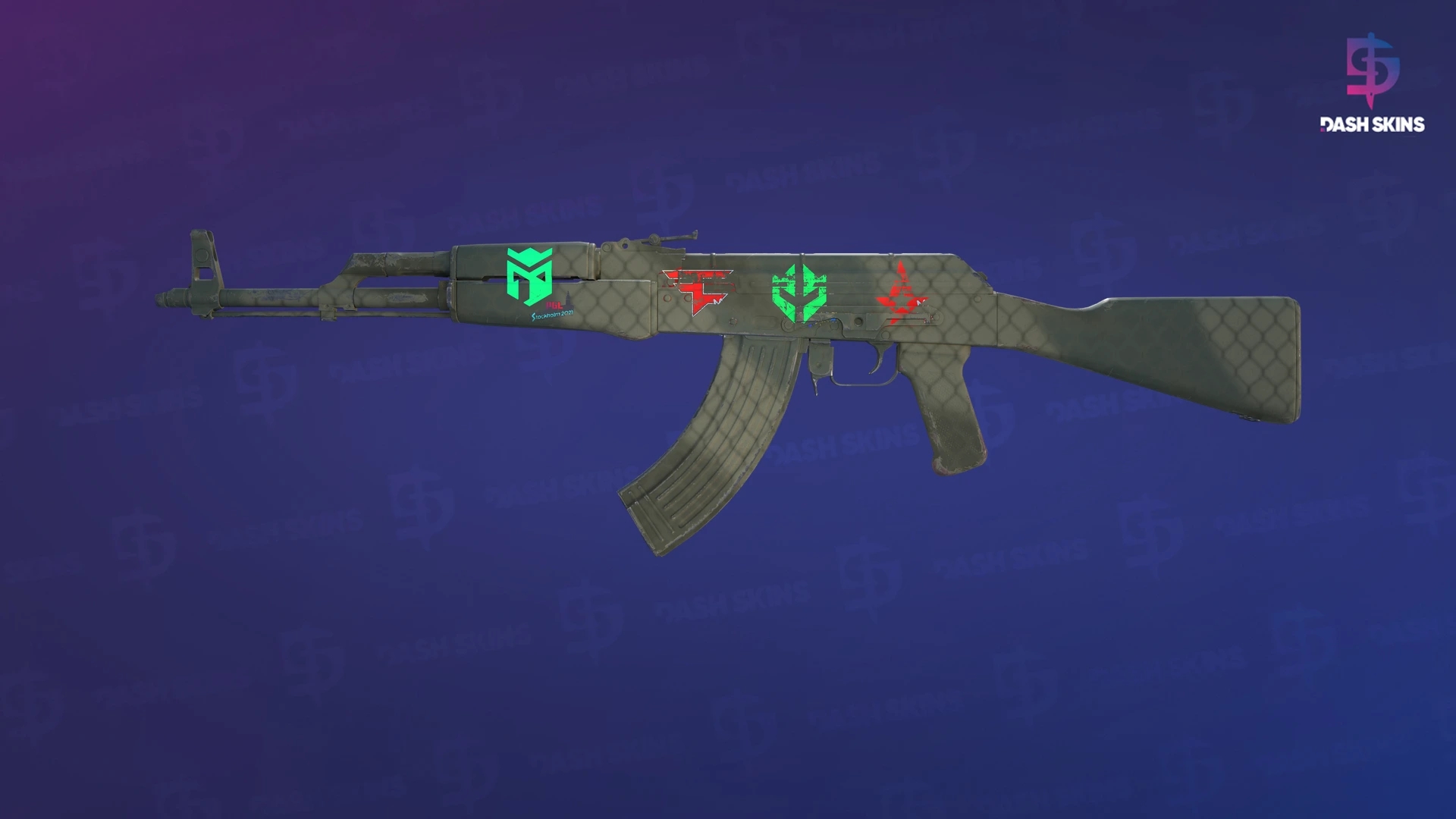 AK-47 | Safari Mesh (Minimal Wear) Screenshot Playside