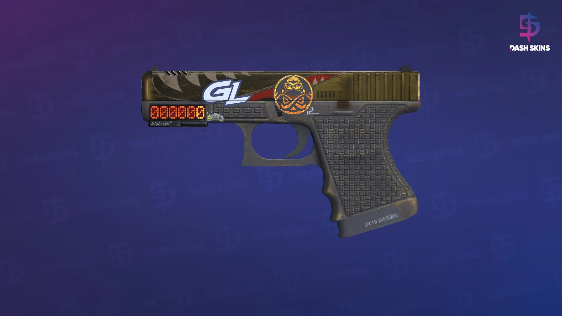 StatTrak™ Glock-18 | Warhawk (Field-Tested) Screenshot Playside