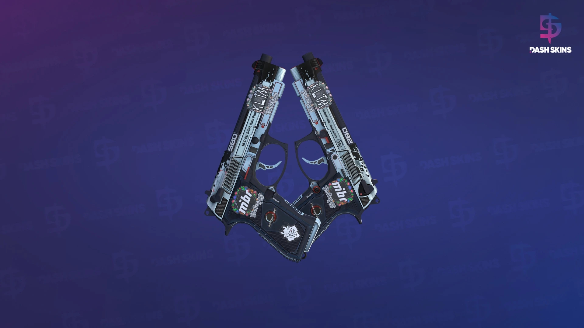 Dual Berettas | Dezastre (Field-Tested) Screenshot Playside