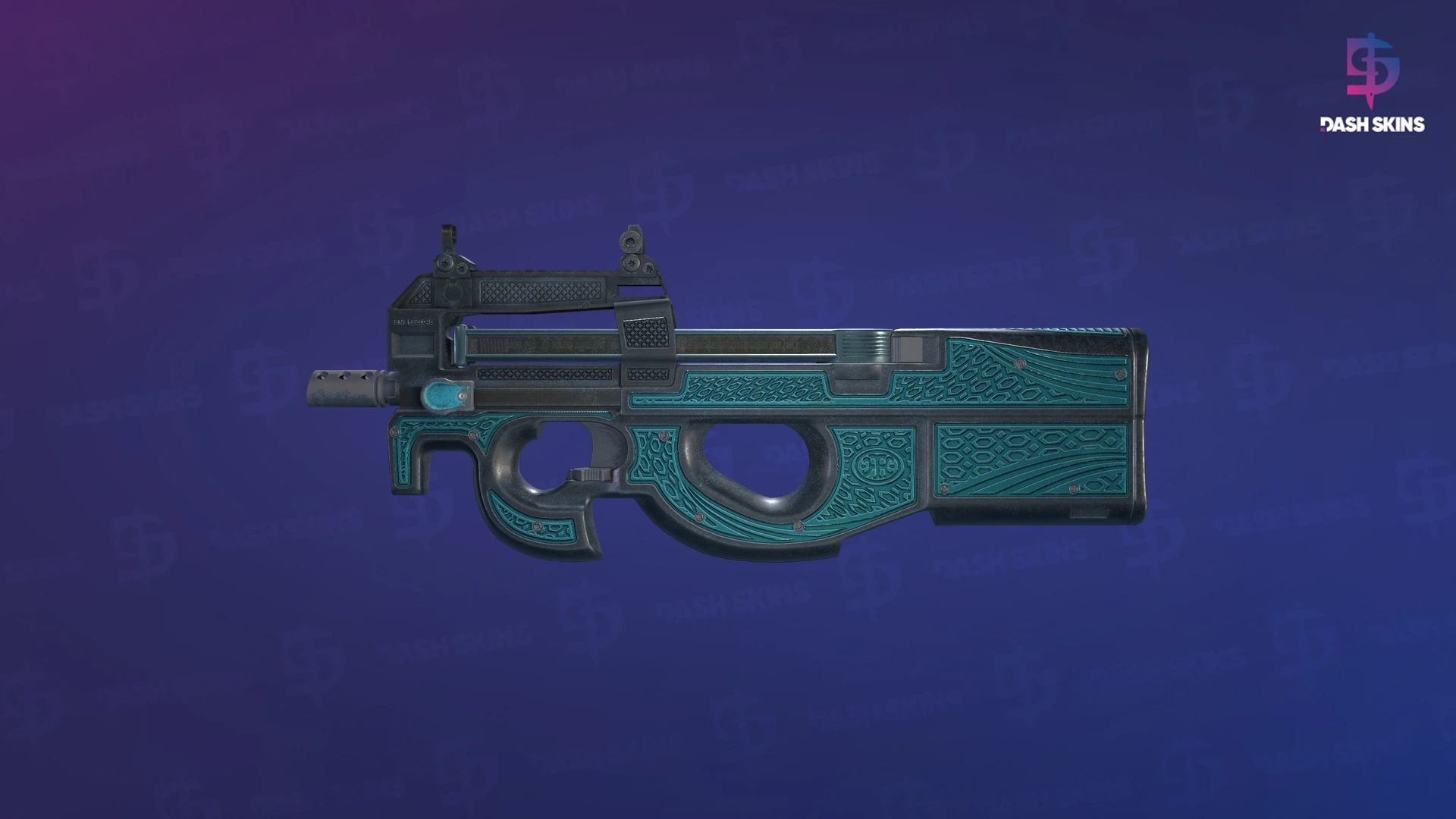 P90 | Traction (Battle-Scarred) Screenshot Playside