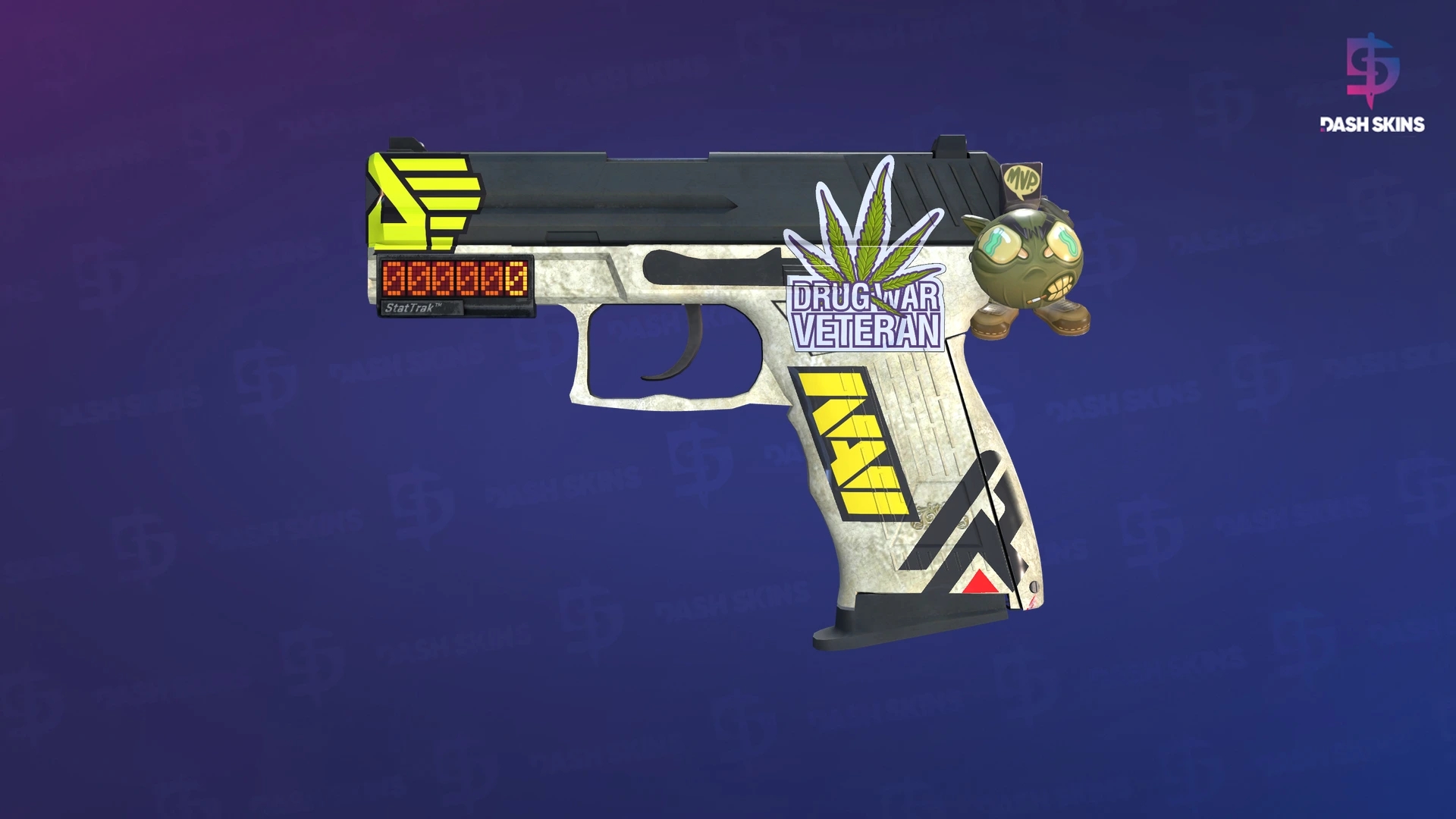 StatTrak™ P2000 | Ivory (Well-Worn) Screenshot Playside