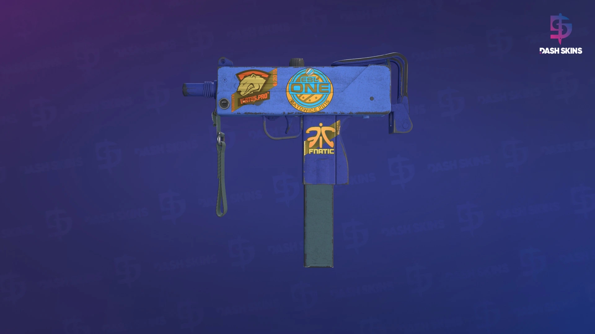 Souvenir MAC-10 | Indigo (Field-Tested) Screenshot Playside