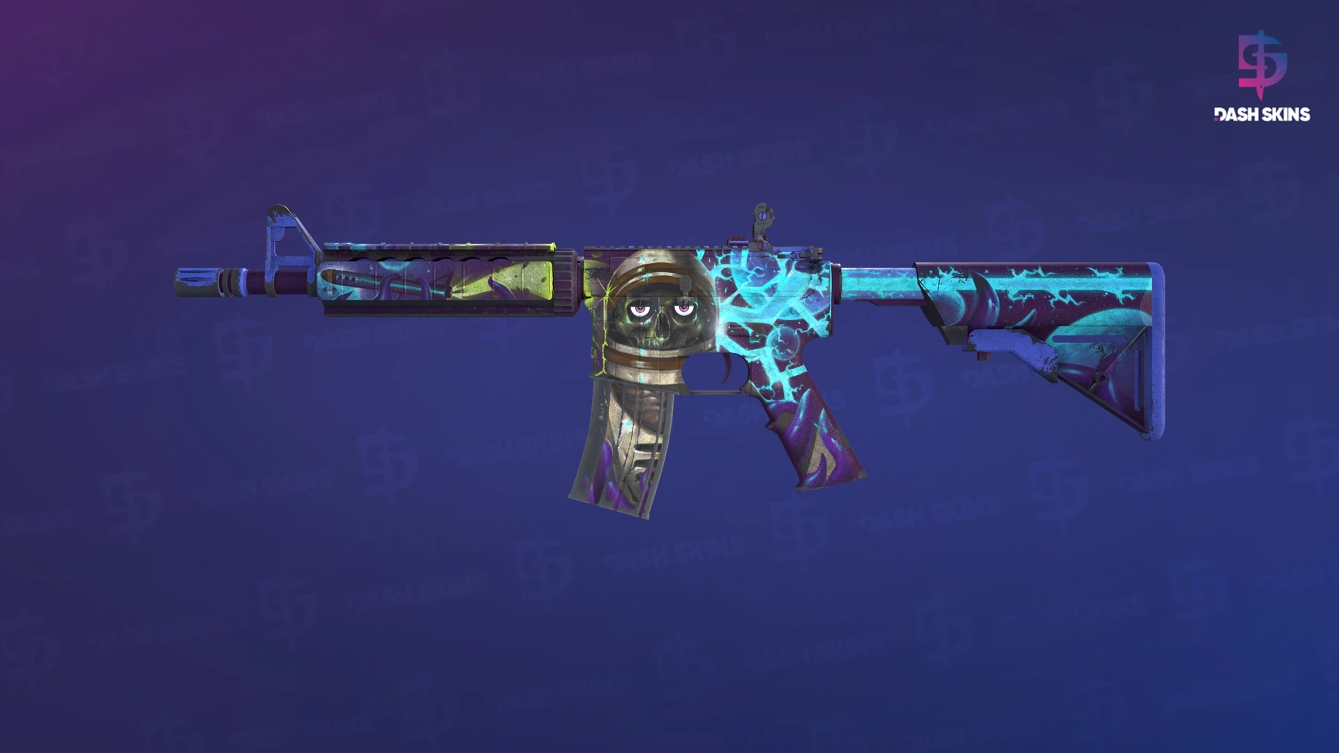 M4A4 | Desolate Space (Battle-Scarred) Screenshot Playside