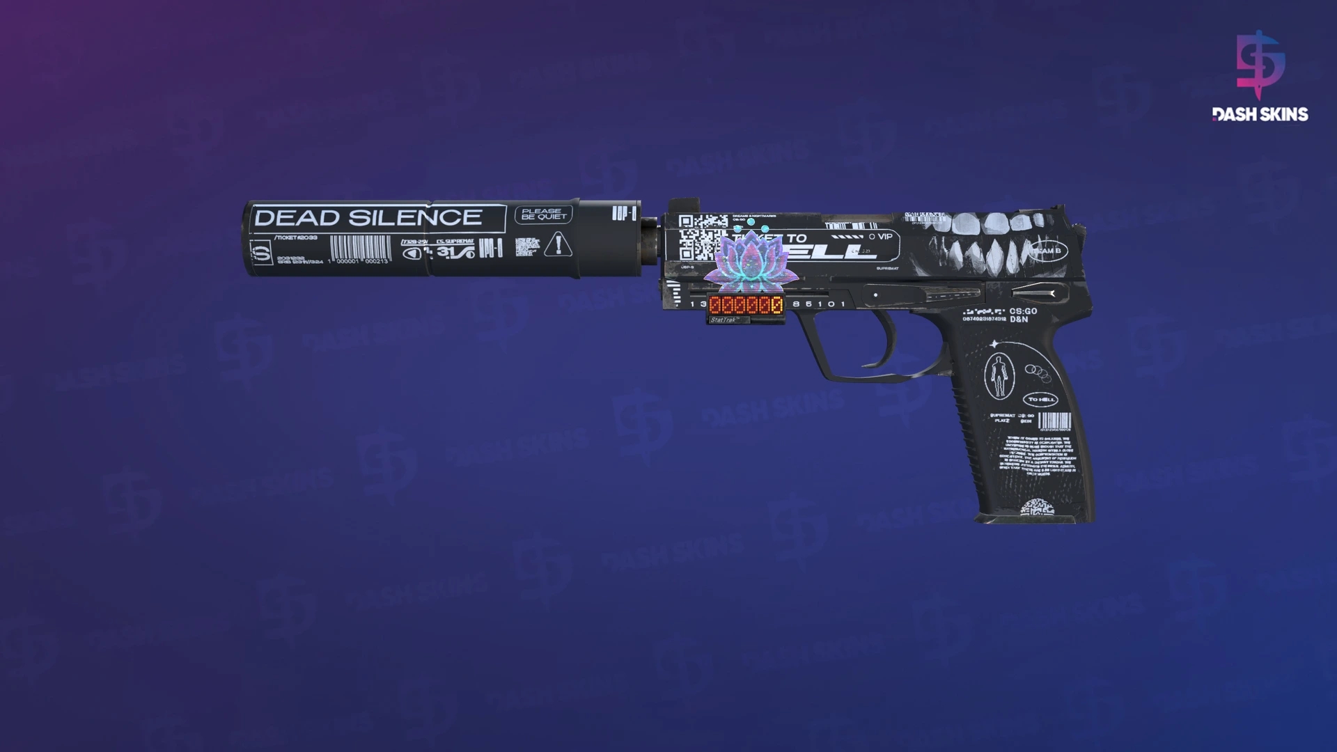 StatTrak™ USP-S | Ticket to Hell (Field-Tested) Screenshot Playside