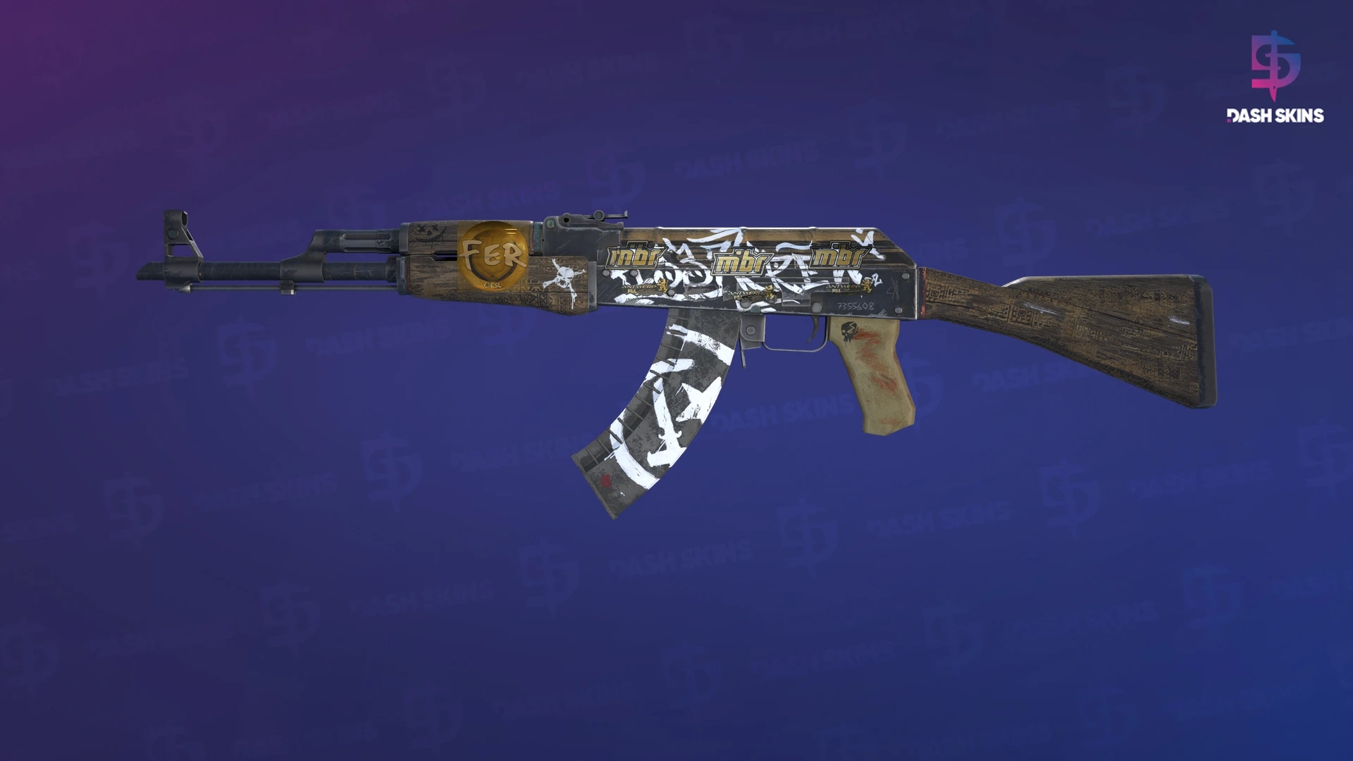 AK-47 | Wasteland Rebel (Field-Tested) Screenshot Playside
