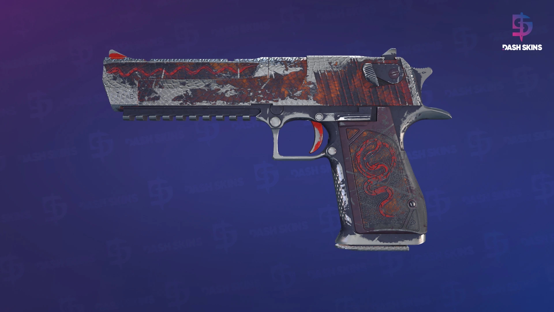 Desert Eagle | Serpent Strike (Battle-Scarred) Screenshot Playside