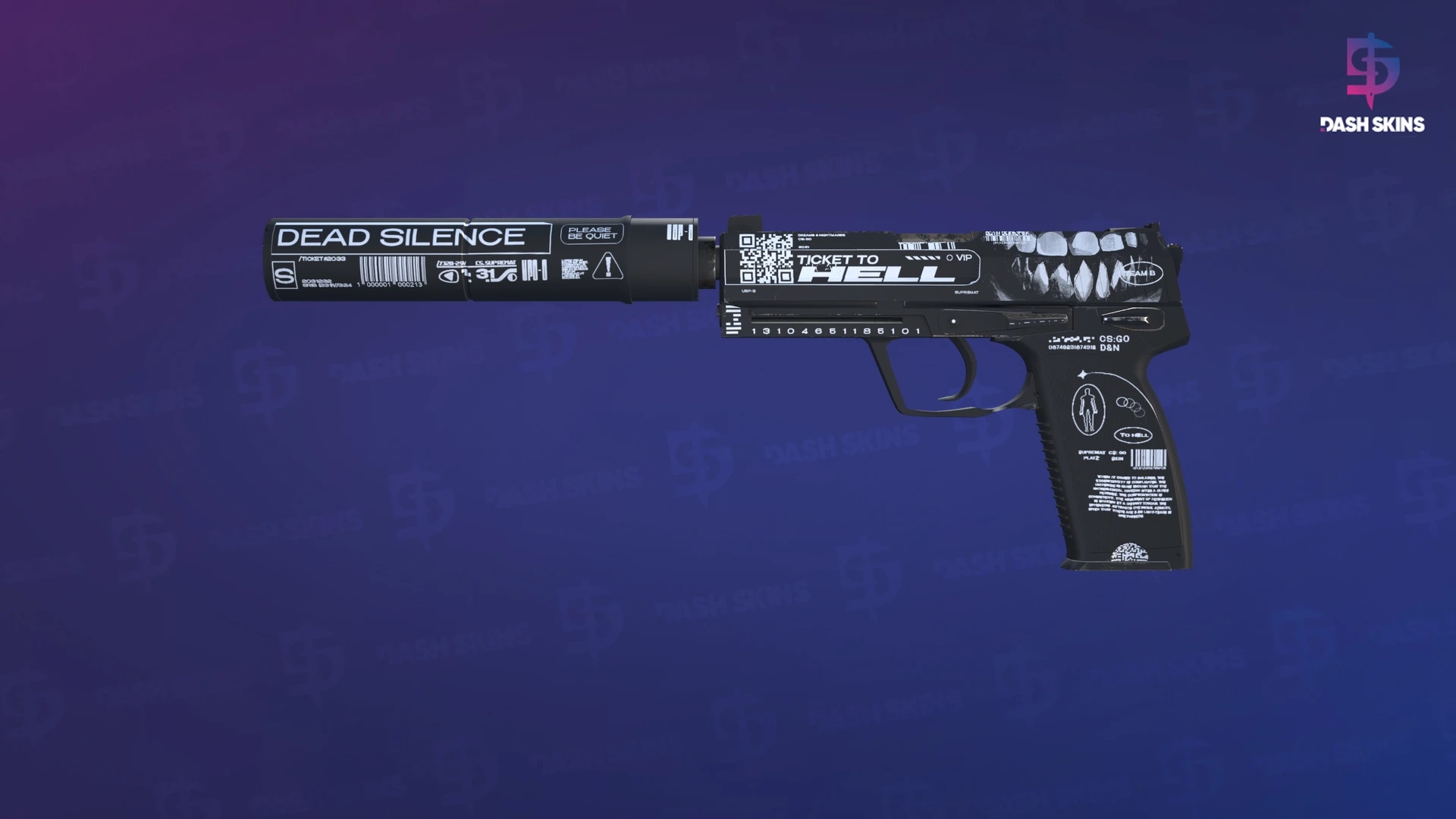 USP-S | Ticket to Hell (Factory New) Screenshot Playside