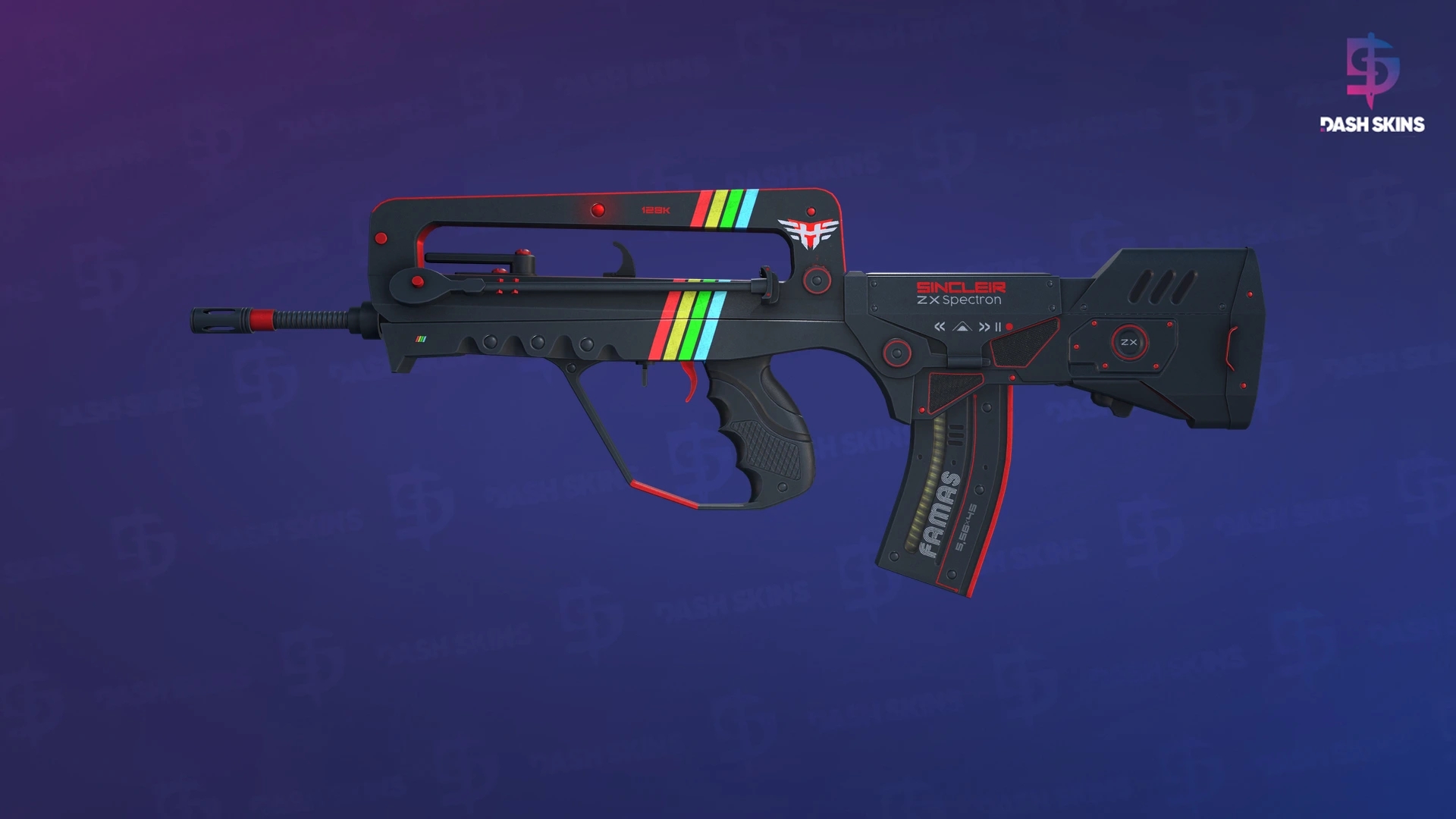 FAMAS | ZX Spectron (Battle-Scarred) Screenshot Playside