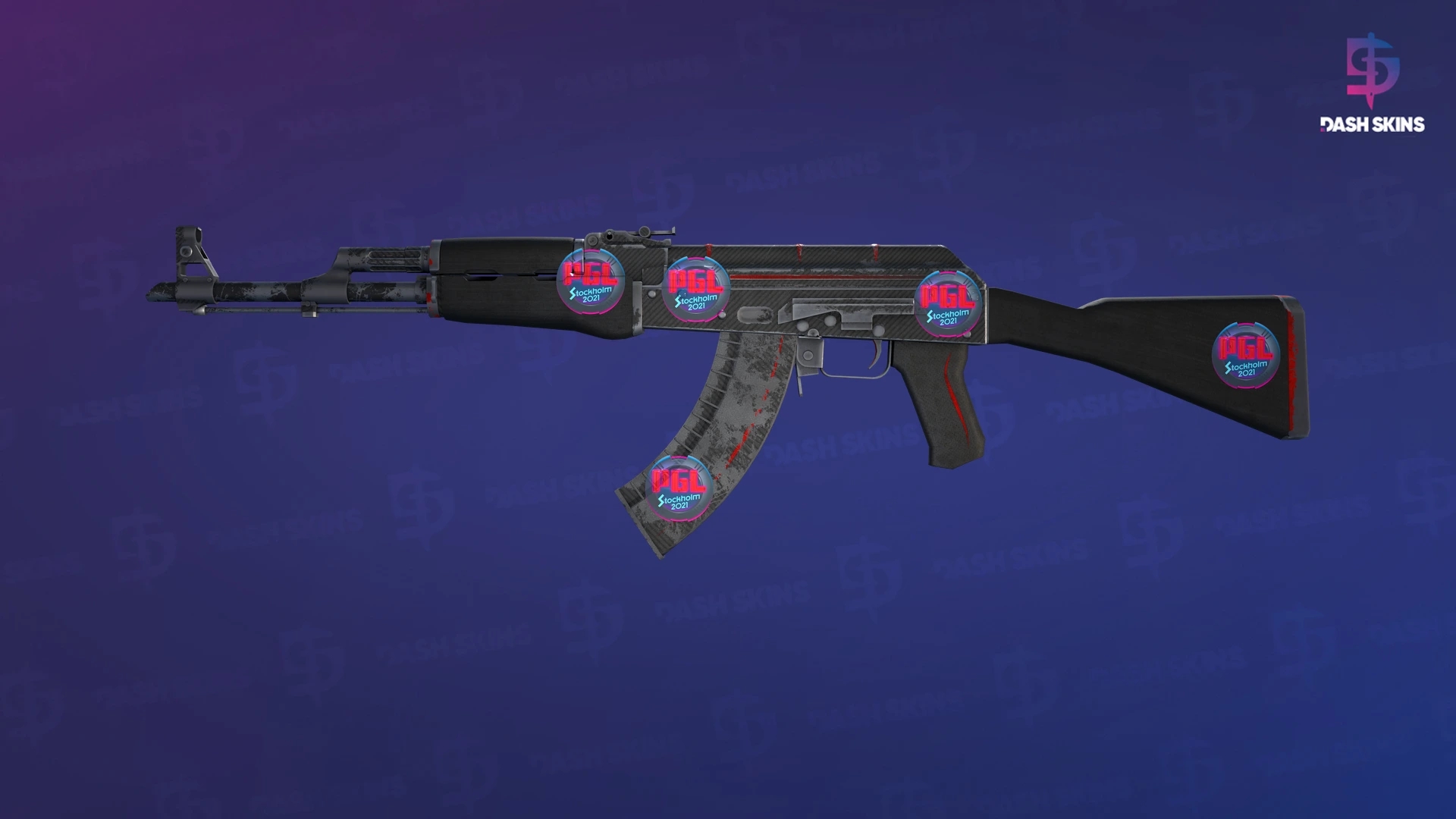 AK-47 | Redline (Battle-Scarred) Screenshot Playside