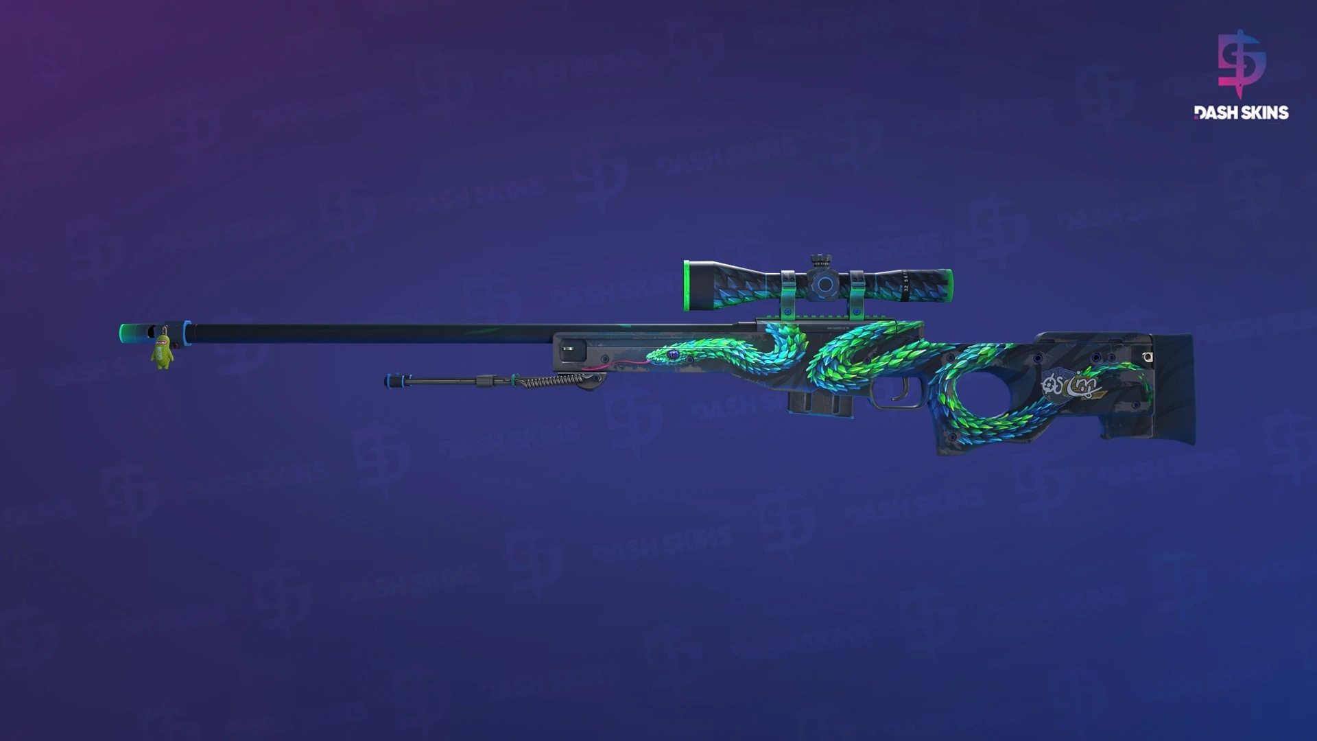 AWP | Atheris (Well-Worn) Screenshot Playside