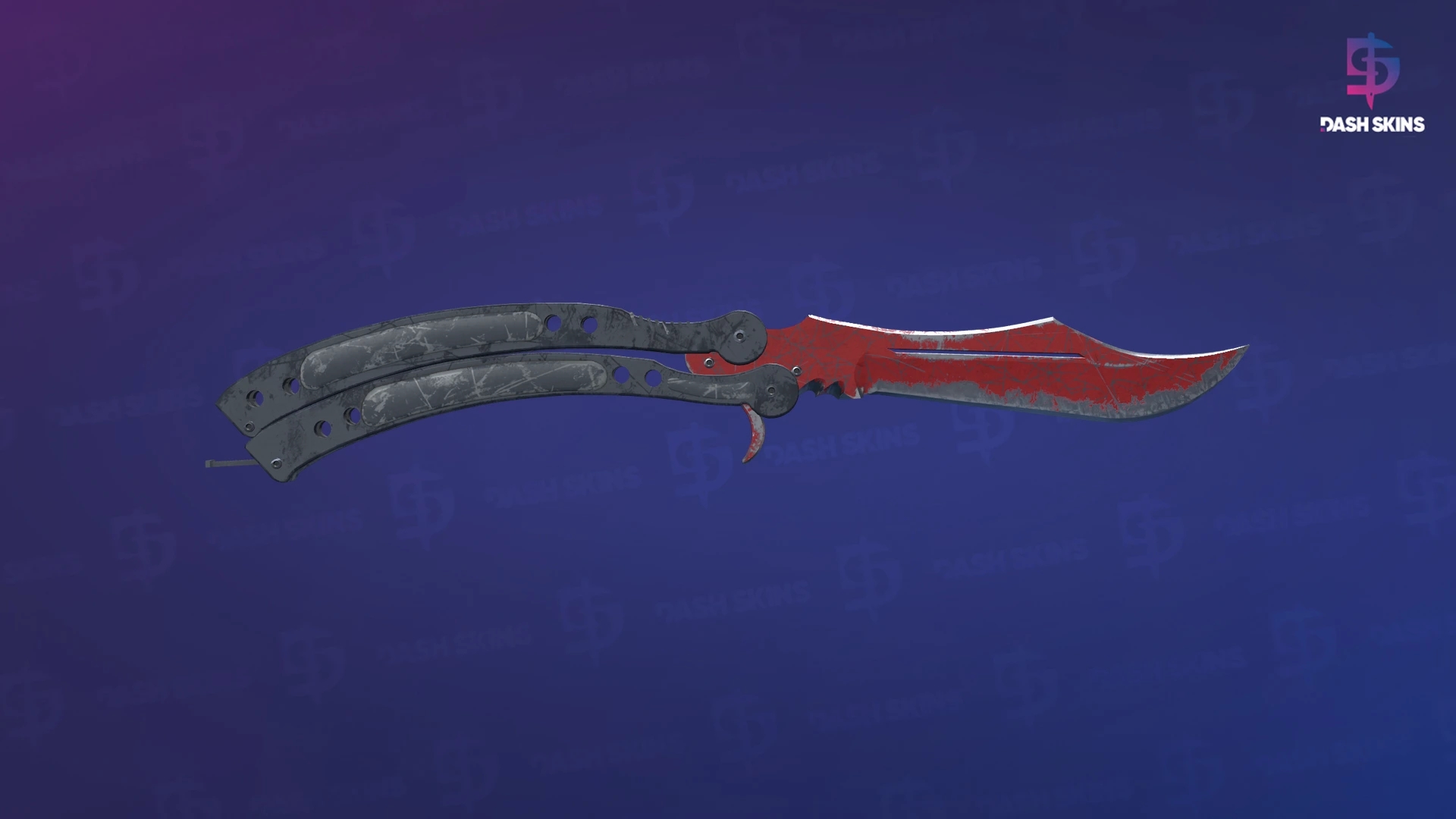 ★ Butterfly Knife | Crimson Web (Battle-Scarred) Screenshot Playside