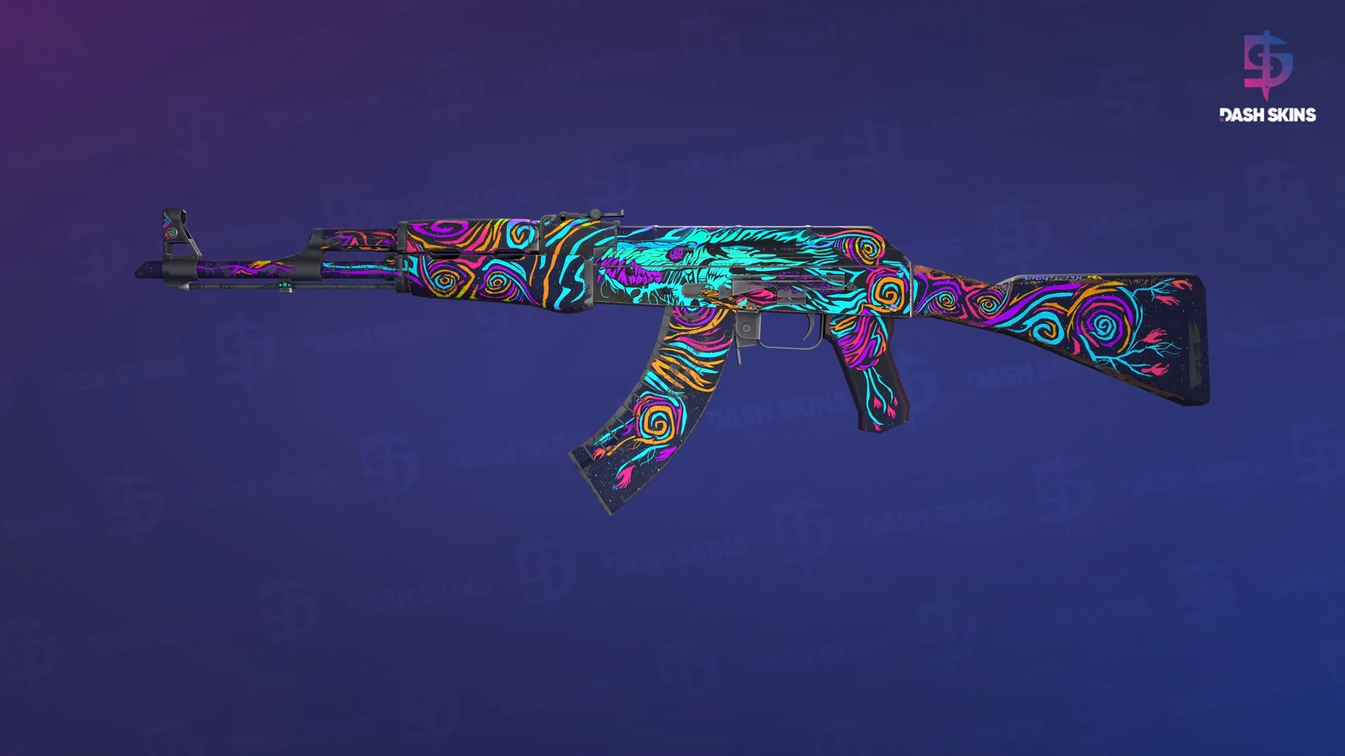 AK-47 | Nightwish (Well-Worn) Screenshot Playside