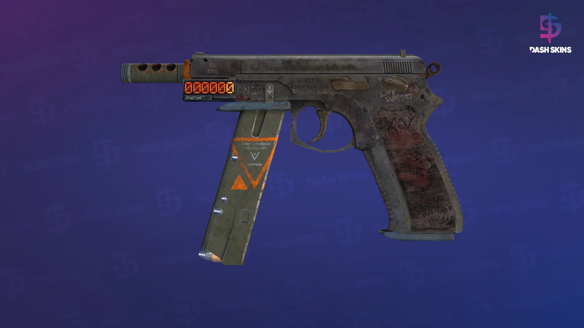 StatTrak™ CZ75-Auto | Vendetta (Battle-Scarred) Screenshot Playside
