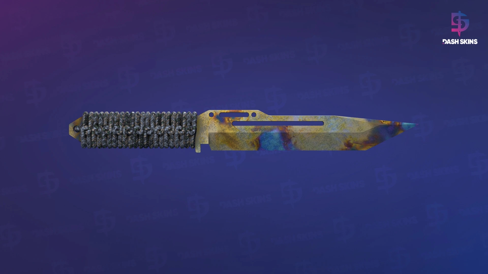 ★ Paracord Knife | Case Hardened (Well-Worn) Screenshot Playside