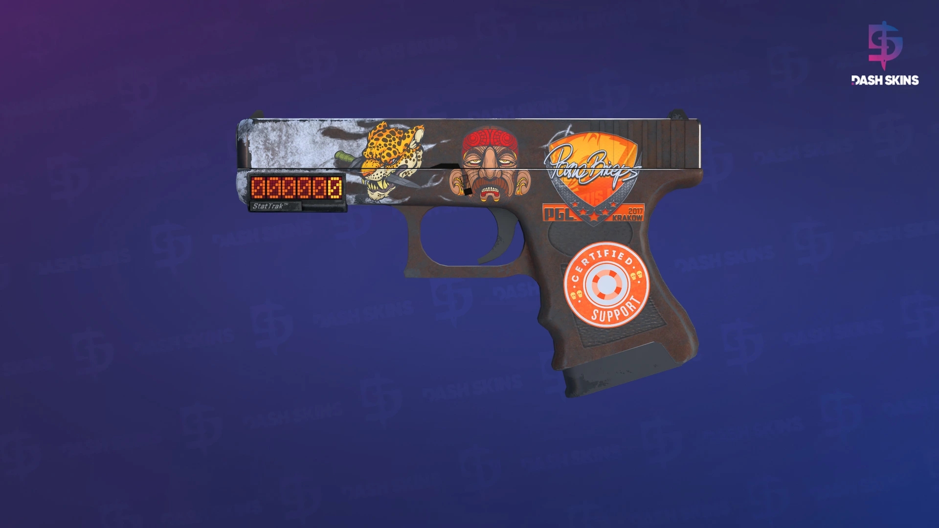StatTrak™ Glock-18 | Oxide Blaze (Field-Tested) Screenshot Playside