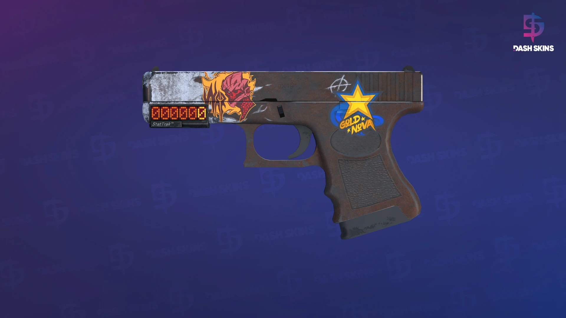 StatTrak™ Glock-18 | Oxide Blaze (Field-Tested) Screenshot Playside