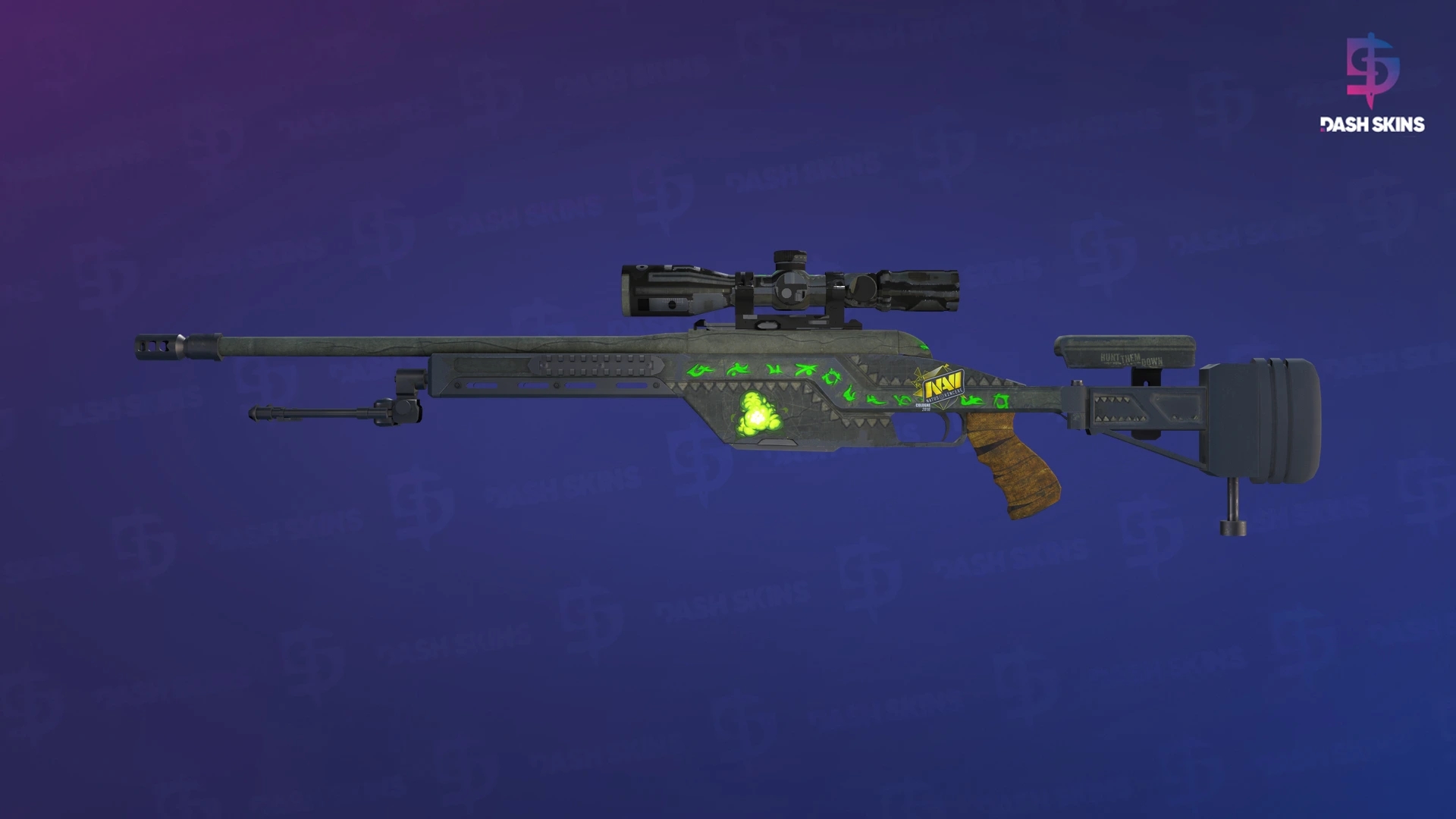 SSG 08 | Necropos (Well-Worn) Screenshot Playside