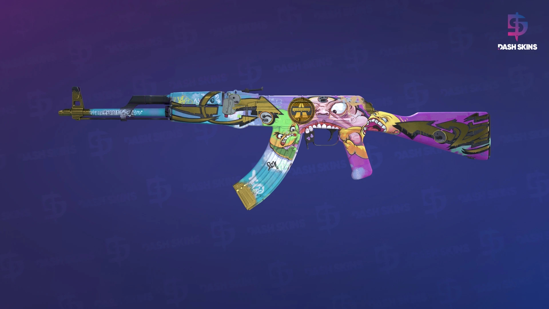 Souvenir AK-47 | B the Monster (Field-Tested) Screenshot Playside