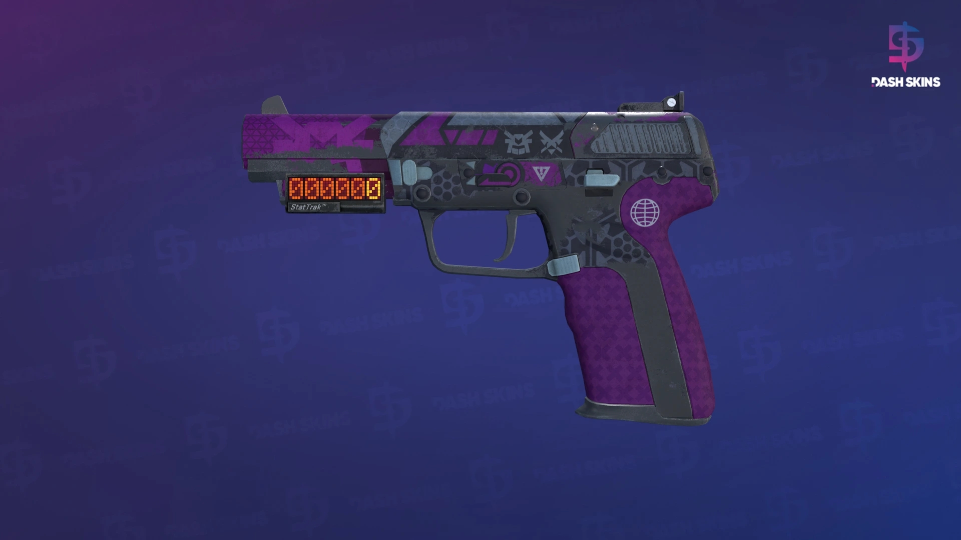 StatTrak™ Five-SeveN | Violent Daimyo (Battle-Scarred) Screenshot Playside