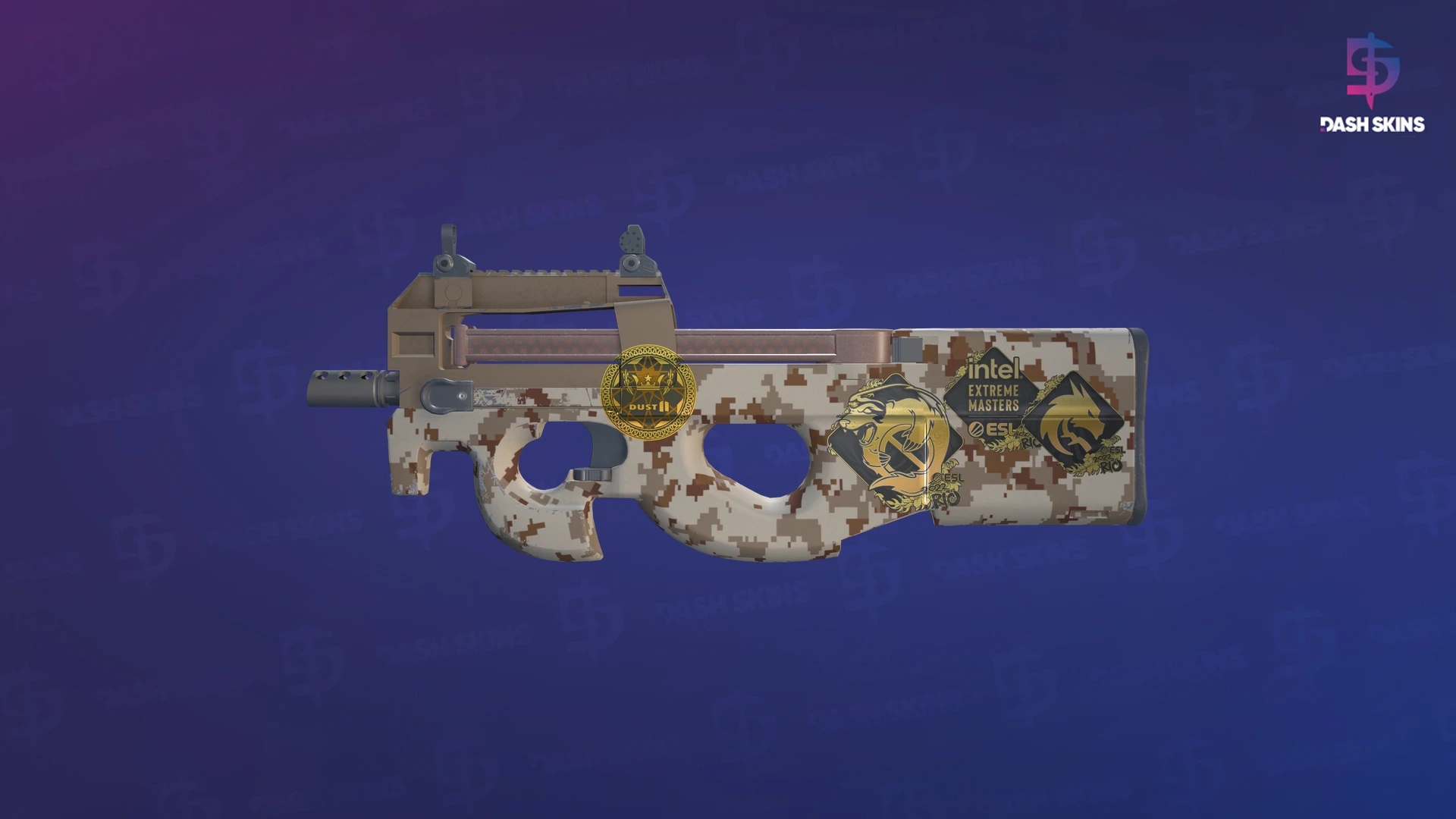 Souvenir P90 | Desert DDPAT (Factory New) Screenshot Playside