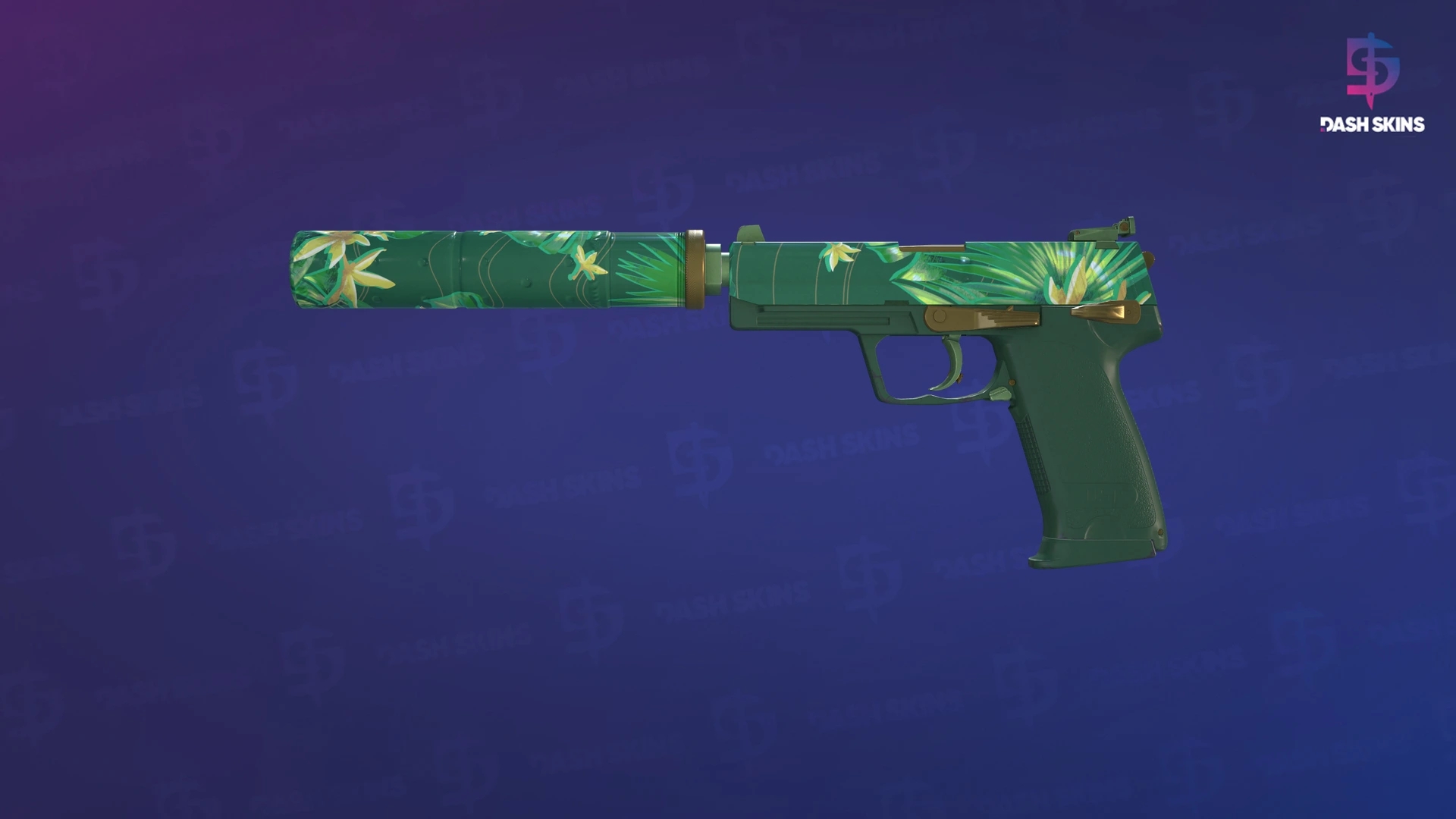USP-S | Tropical Breeze (Minimal Wear) Screenshot Playside