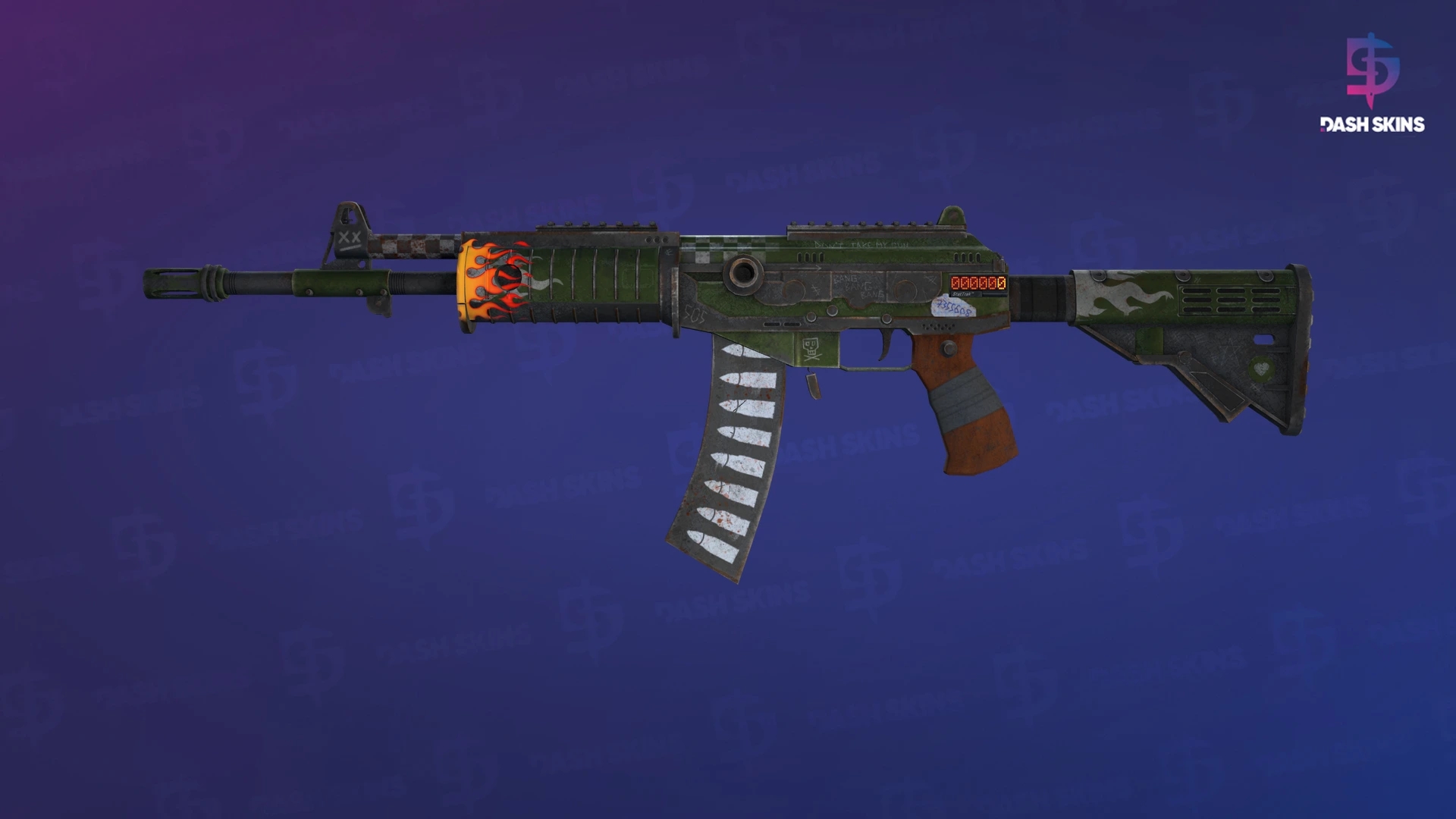StatTrak™ Galil AR | Vandal (Battle-Scarred) Screenshot Playside