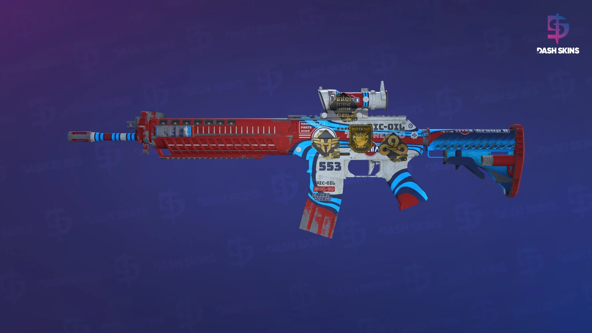 Souvenir SG 553 | Integrale (Battle-Scarred) Screenshot Playside