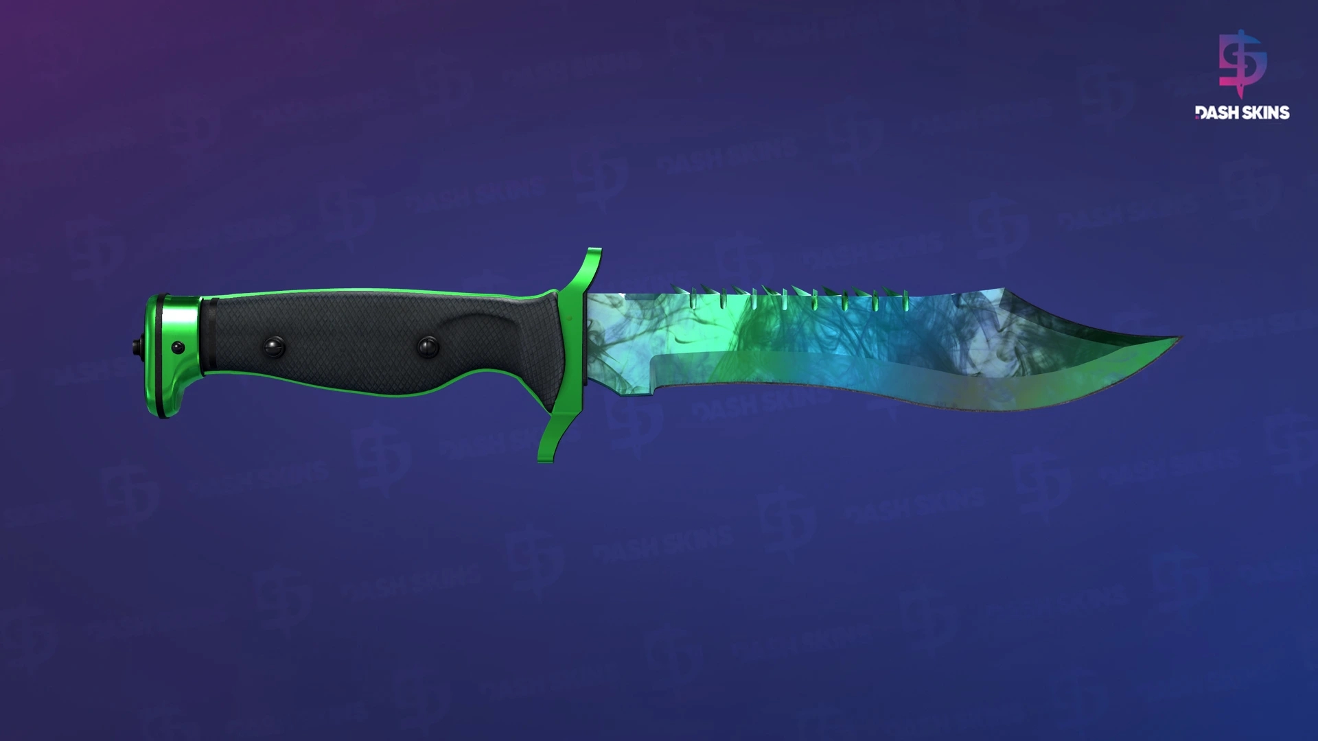★ Bowie Knife | Gamma Doppler (Factory New) - Phase 3 Screenshot Playside