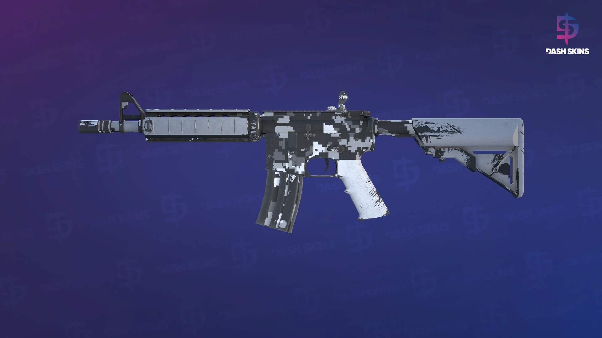 M4A4 | Urban DDPAT (Minimal Wear) Screenshot Playside
