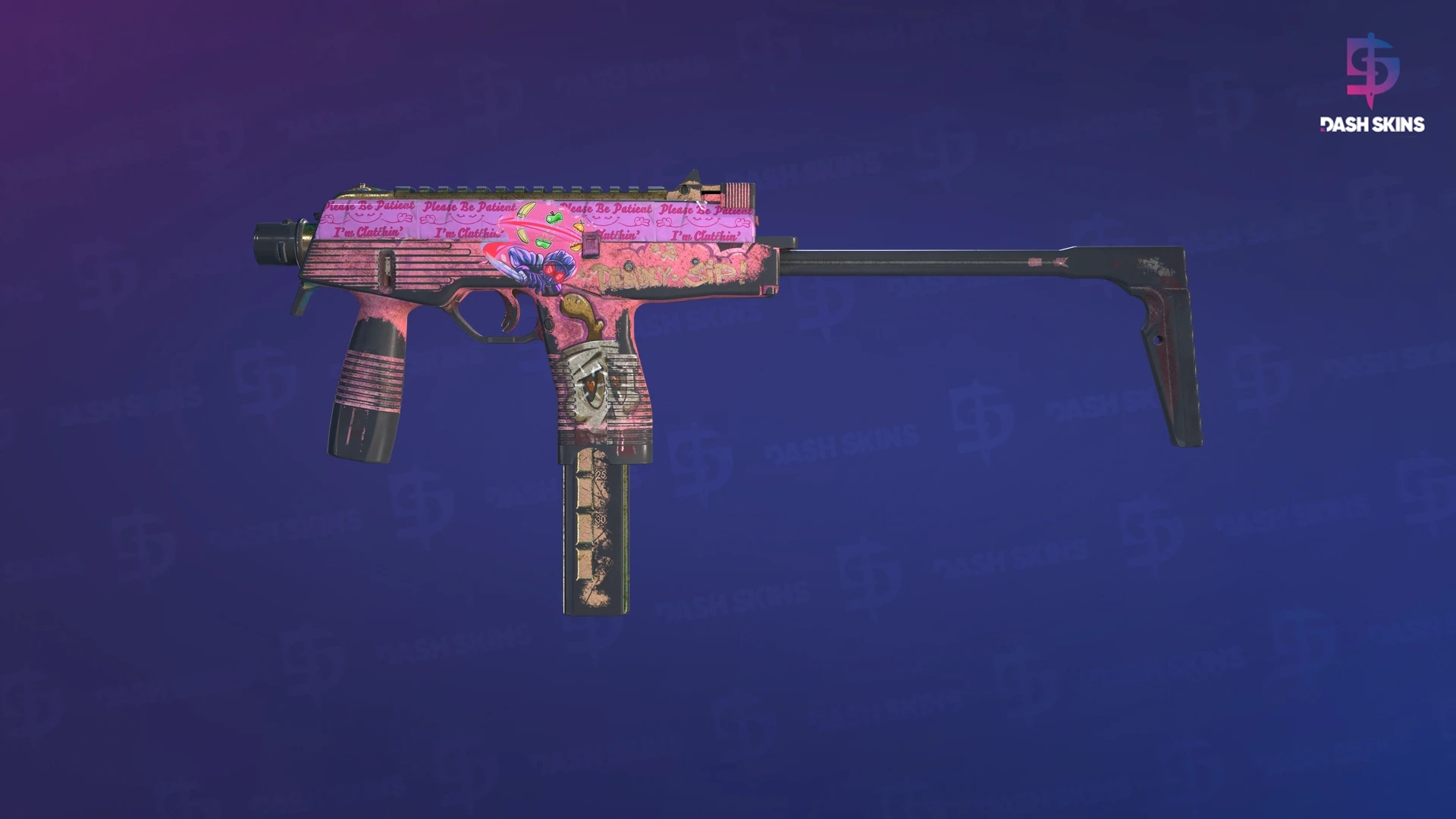 MP9 | Latte Rush (Battle-Scarred) Screenshot Playside